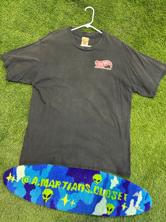 Vintage 1994 Mattel Giant Tag Hot Wheels Official Race Gear Tee