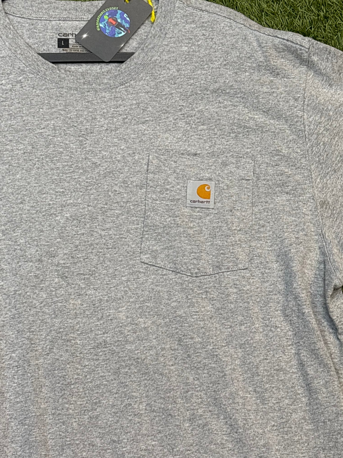 Carhartt Grey Pocket Long Sleeve