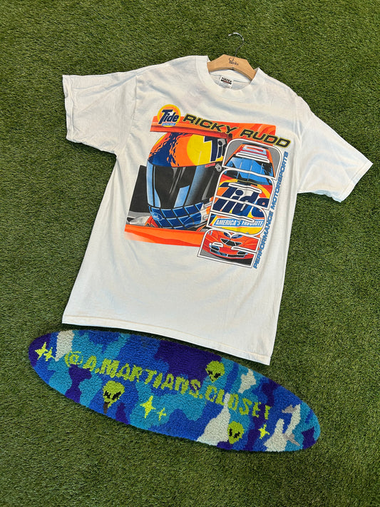 Vintage 90s Ricky Rudd Tide NASCAR Team Tee