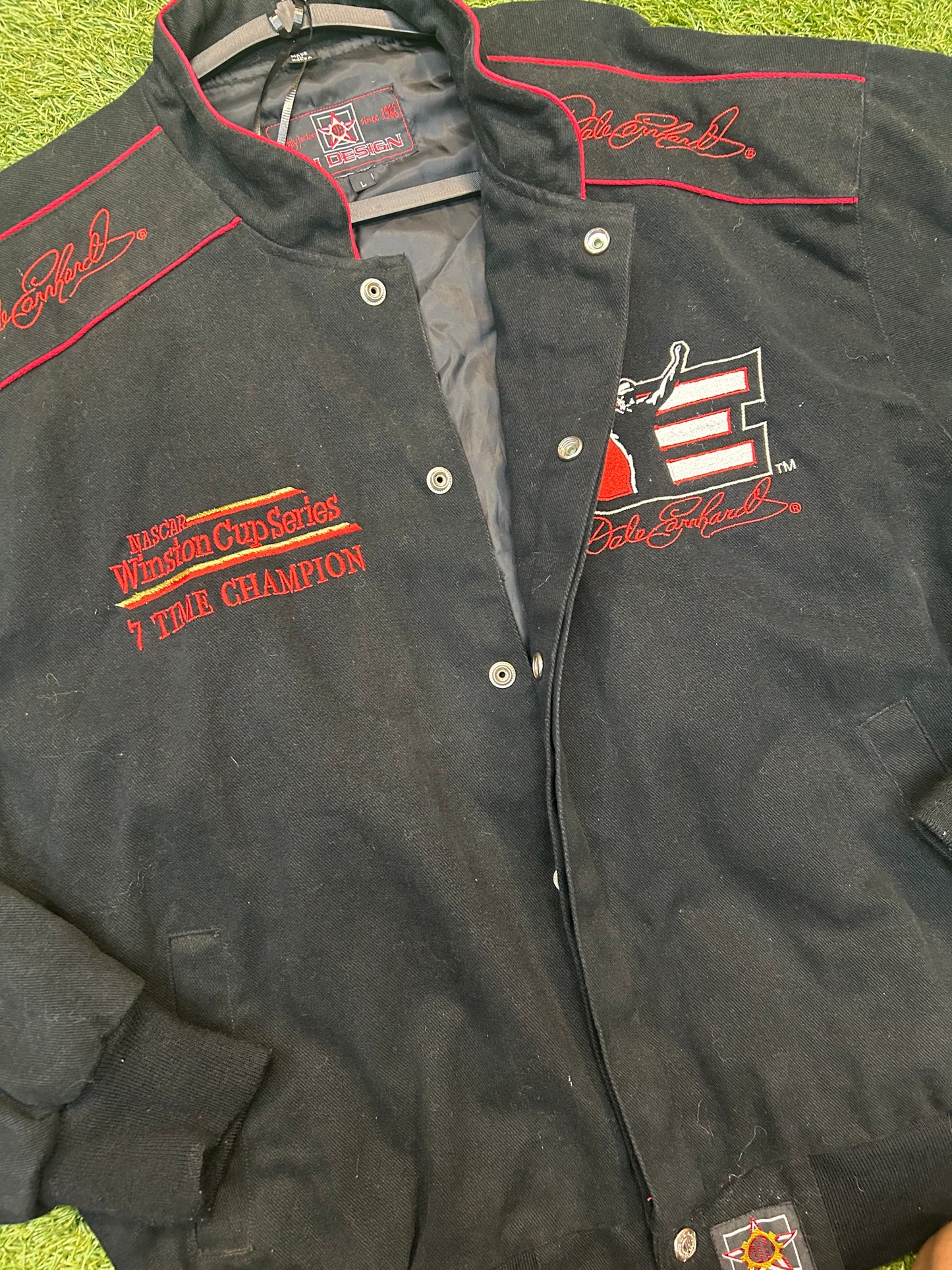 Vintage Dale Earnhardt Jr 7 Time Champion JH Designs Race Jacket