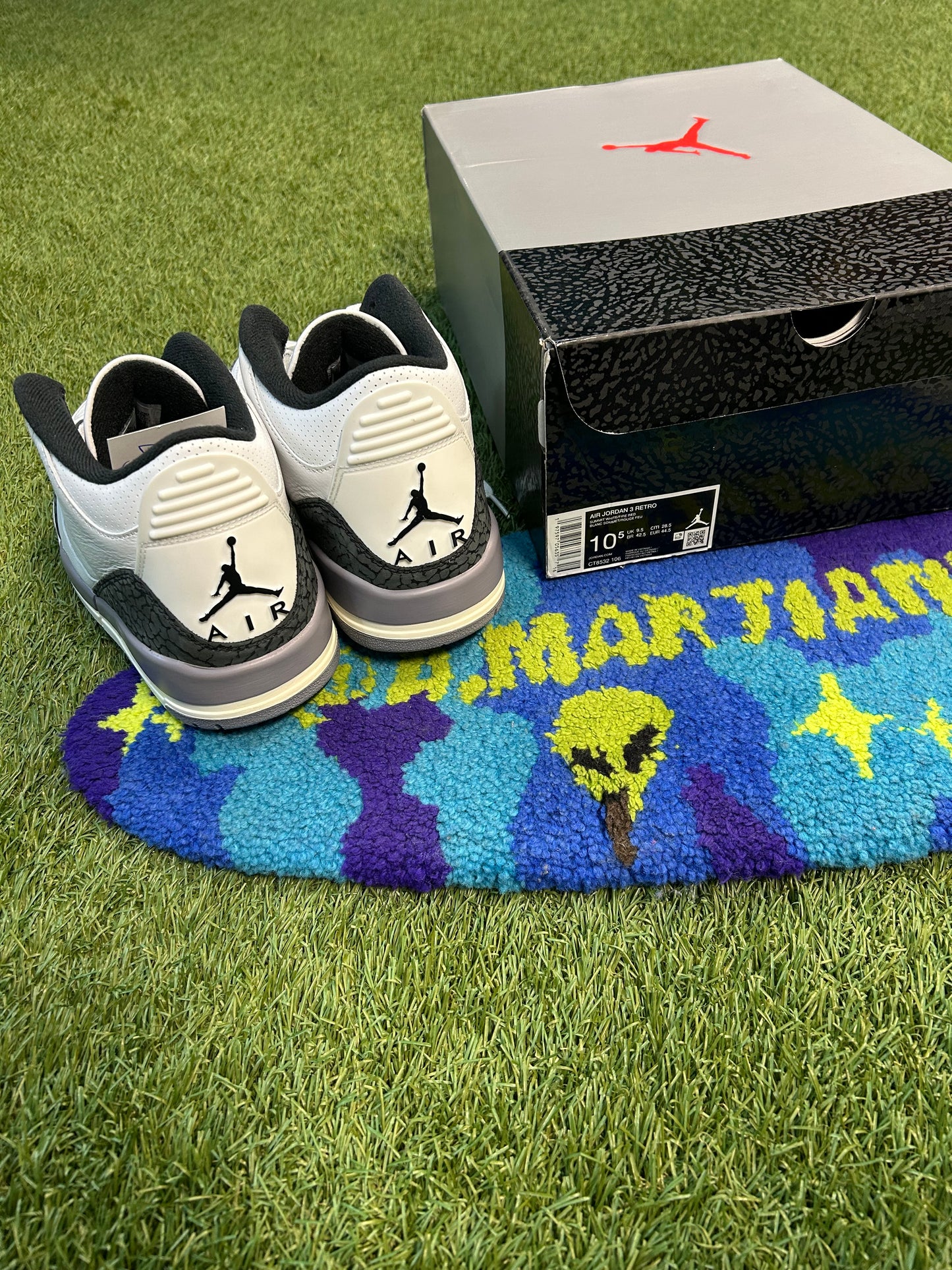 Jordan Retro 3 White Cement Reimagined