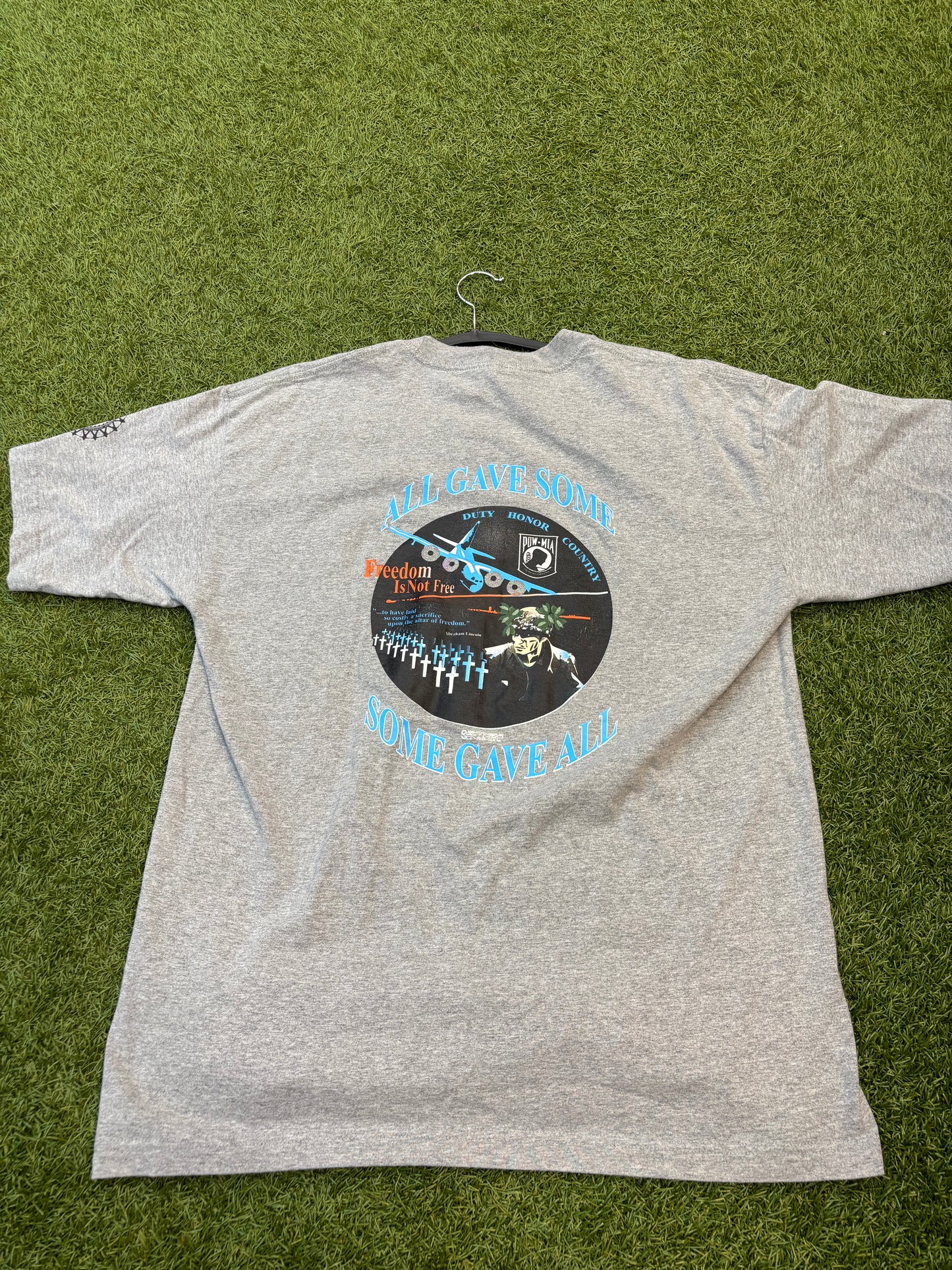 Gray POW-MIA Graphic Tee