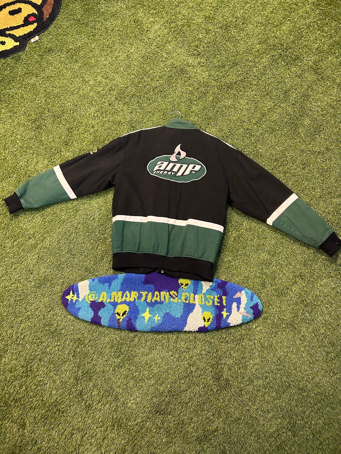 Y2K Dale Earnhardt Jr #88 Front Patch Amp Energy NASCAR Jacket