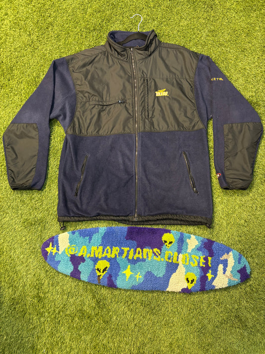 Navy Blue and Black Proplayer Toledo Rockets Fleece Jacket Size XL