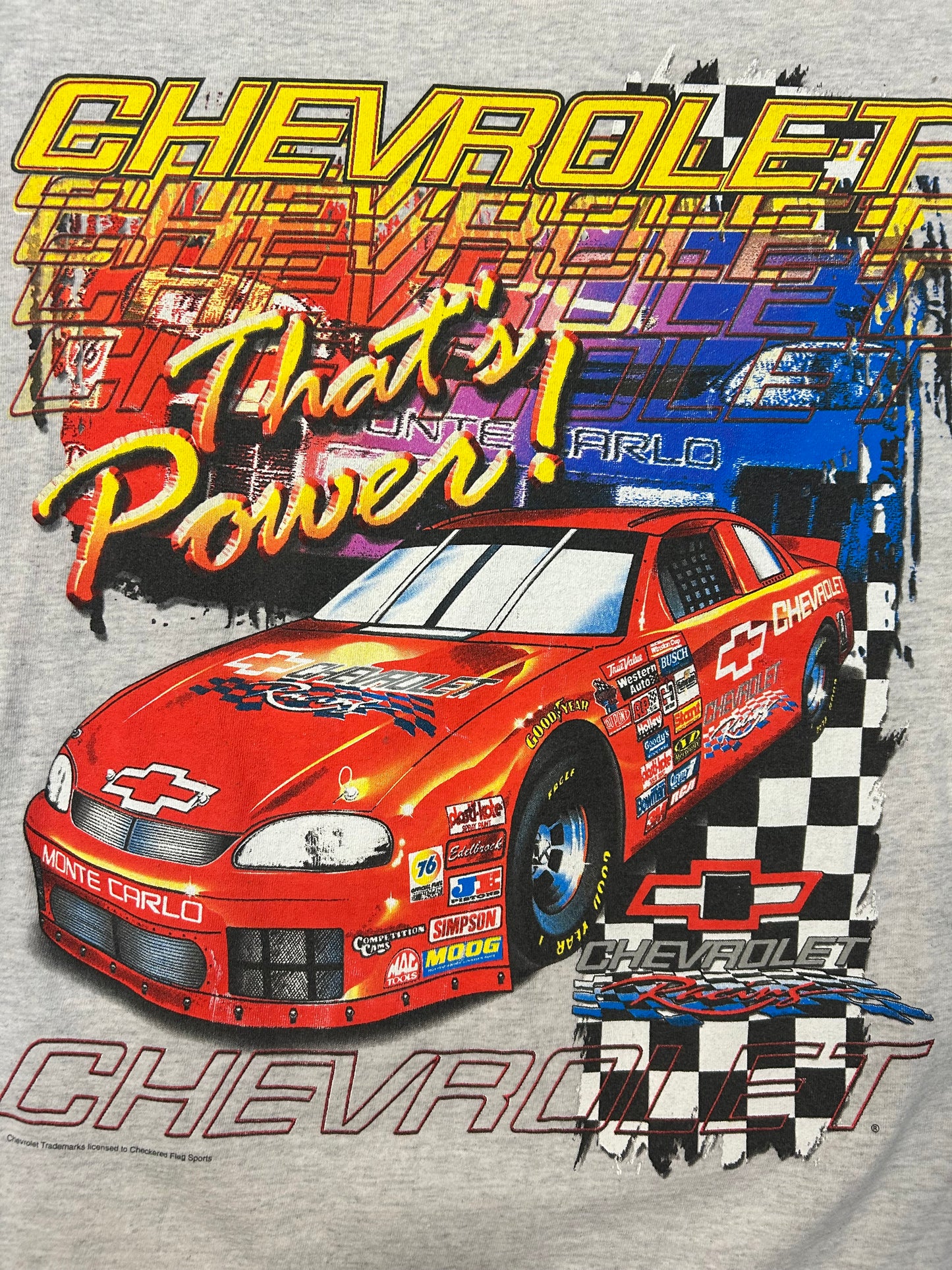 Vintage NASCAR Chevrolet Monte Carlo Tee