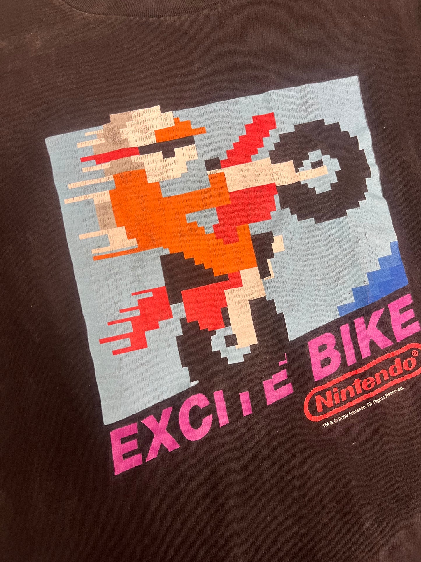 Vintage 2003 Nintendo Excite Bike Tee