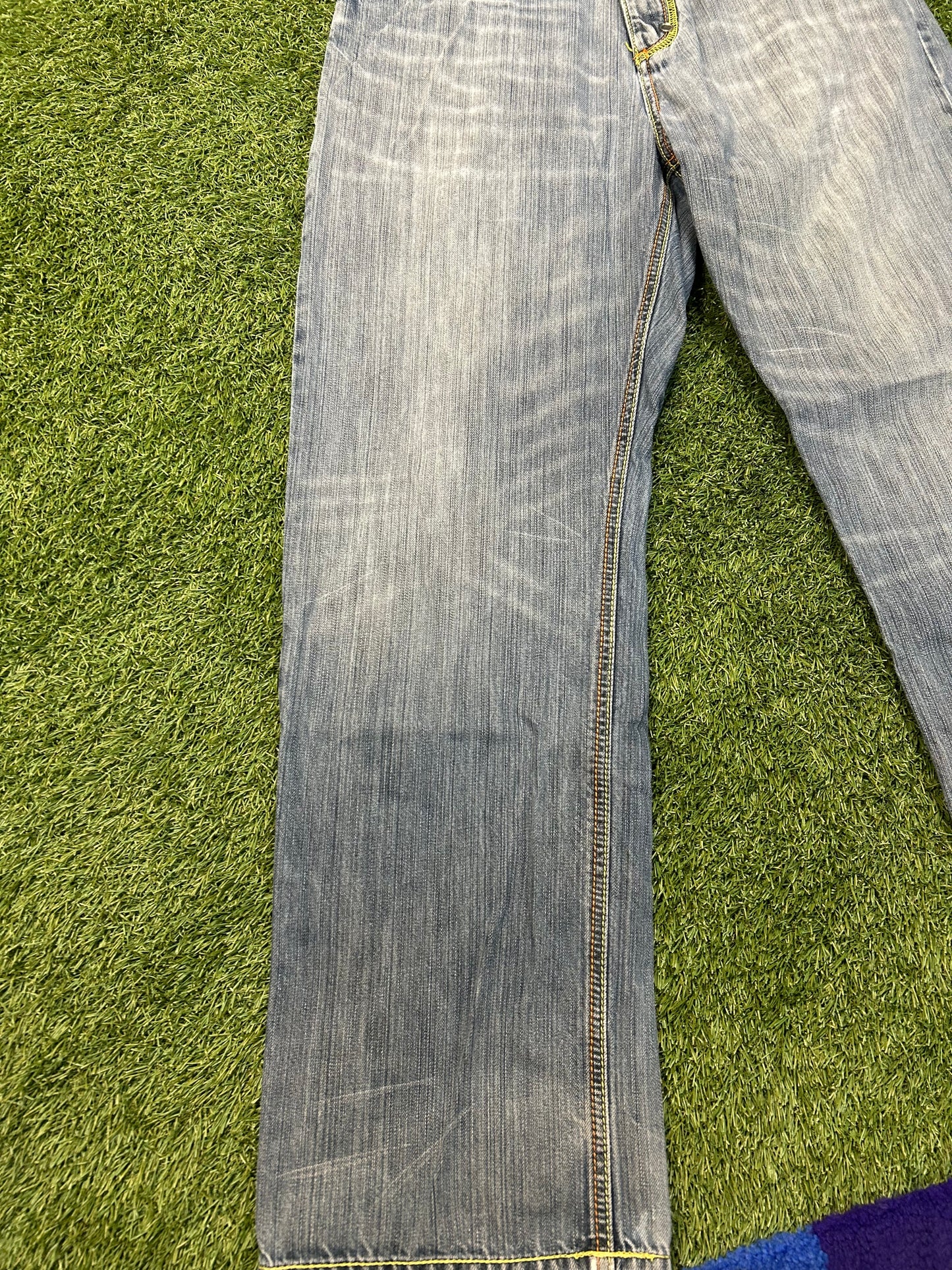 Y2K Coogi Multi Color Big G Jeans