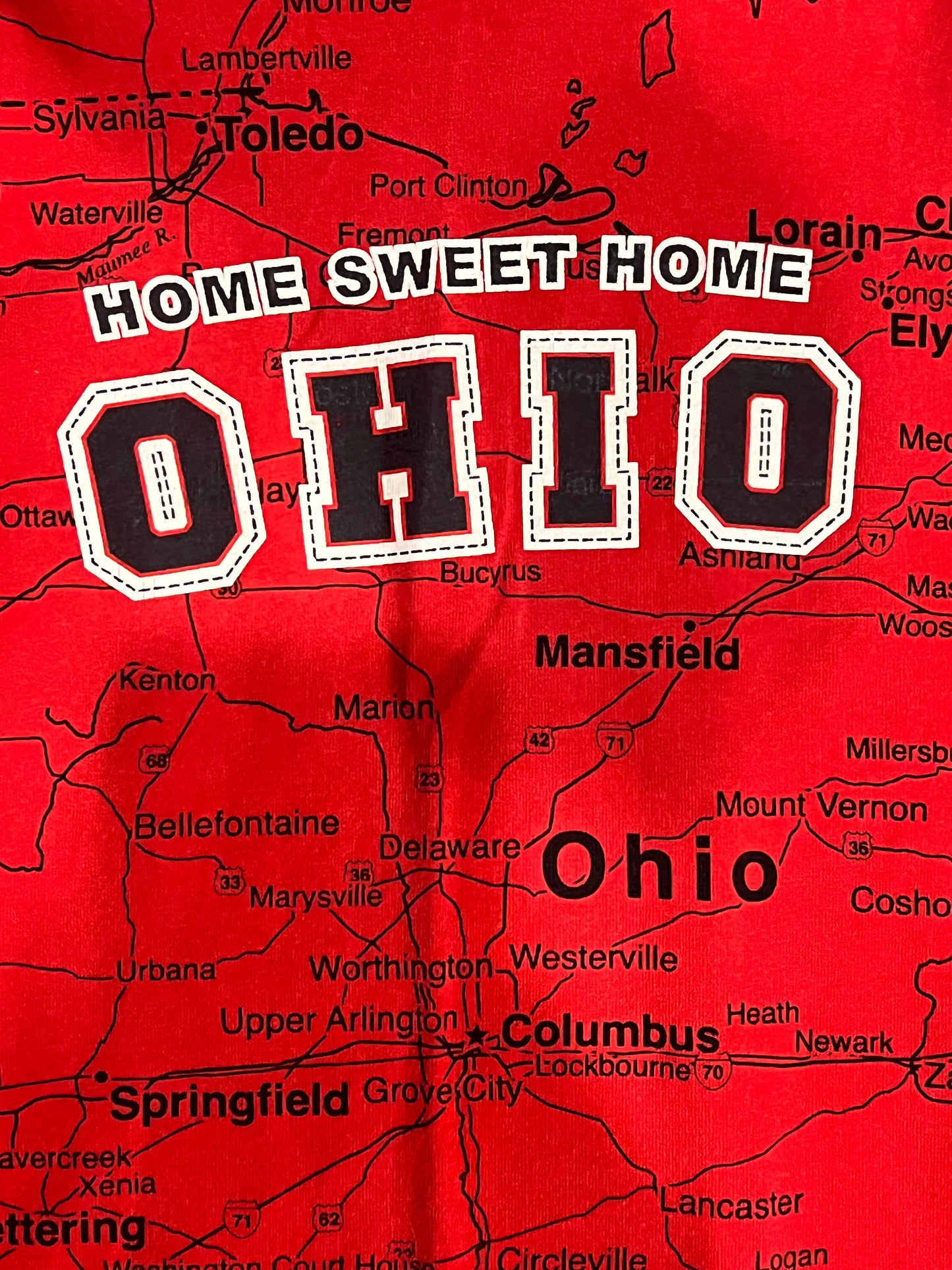 Vintage Ohio Map Tee