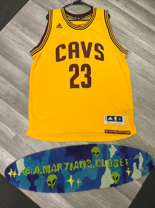 Retro Style Adidas Cleveland Cavilers Lebron James Jersey