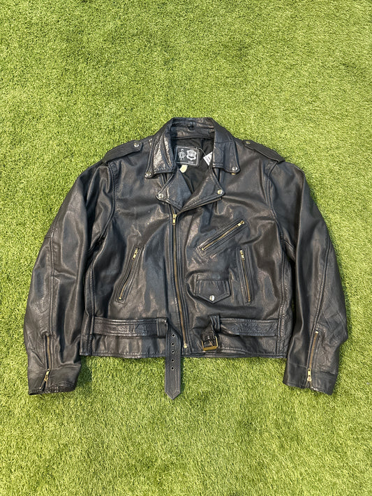 VINTAGE “BIKER” LEATHER JACKET