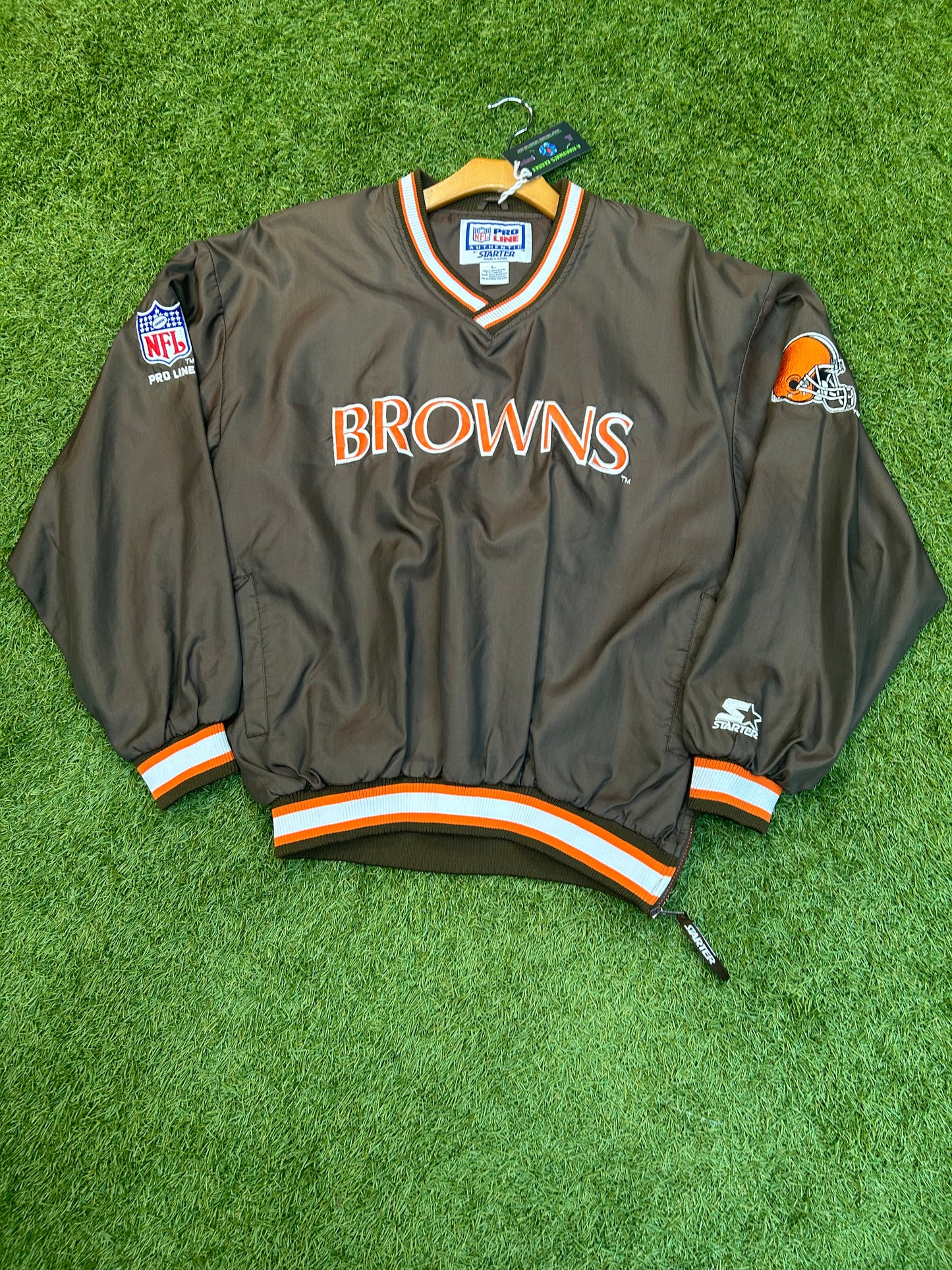 Vintage Cleveland Browns NFL Starter ProLine Nylon Pullover