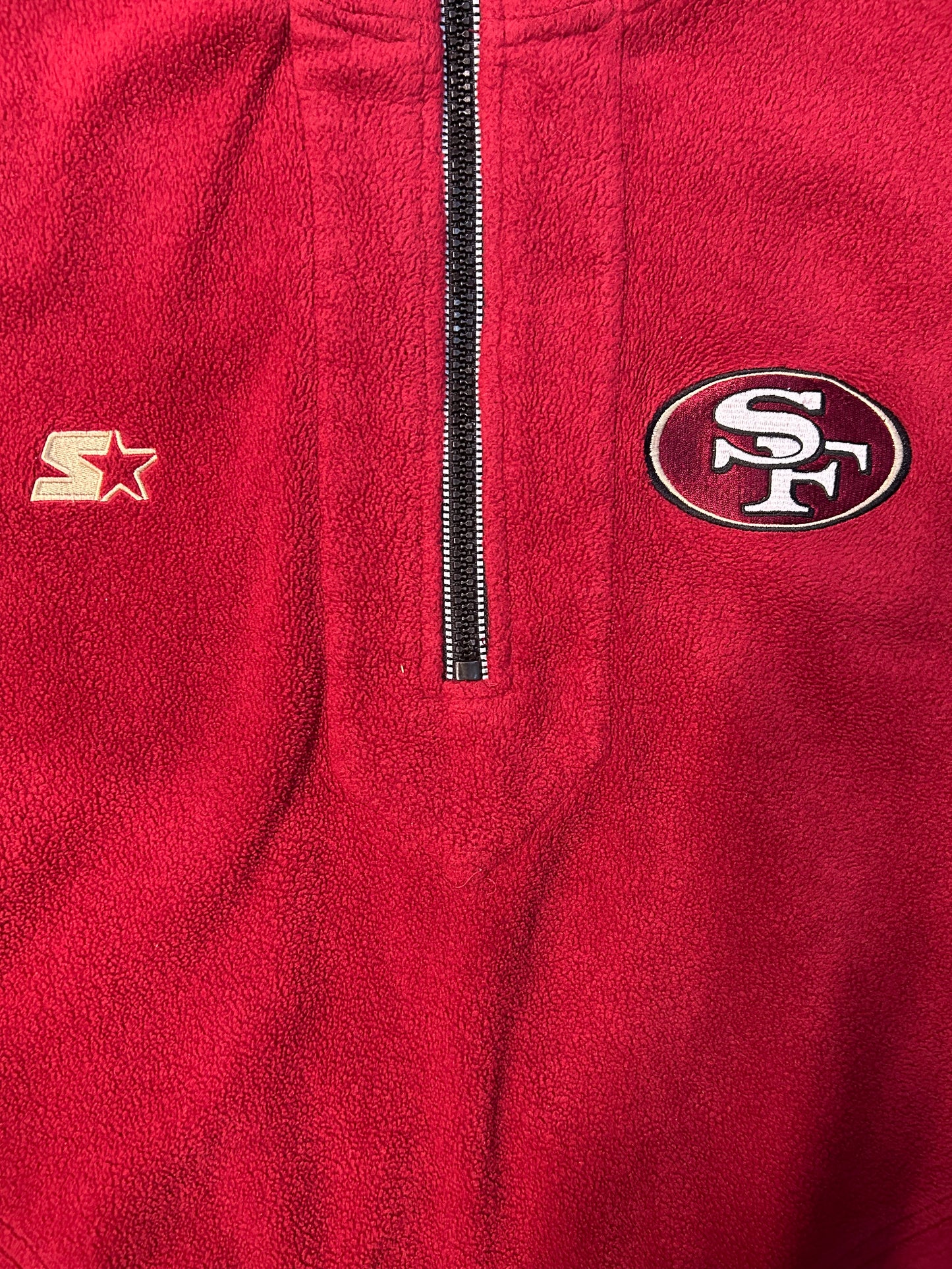 Vintage Starter NFL San Francisco Forty Niners Fleece Pullover