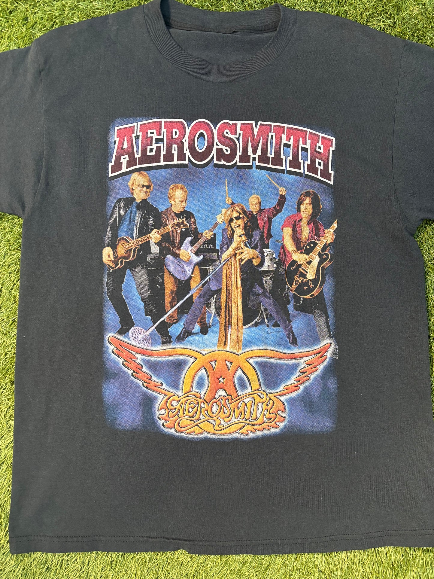 2001 Aerosmith Just Push Play Tour Tee