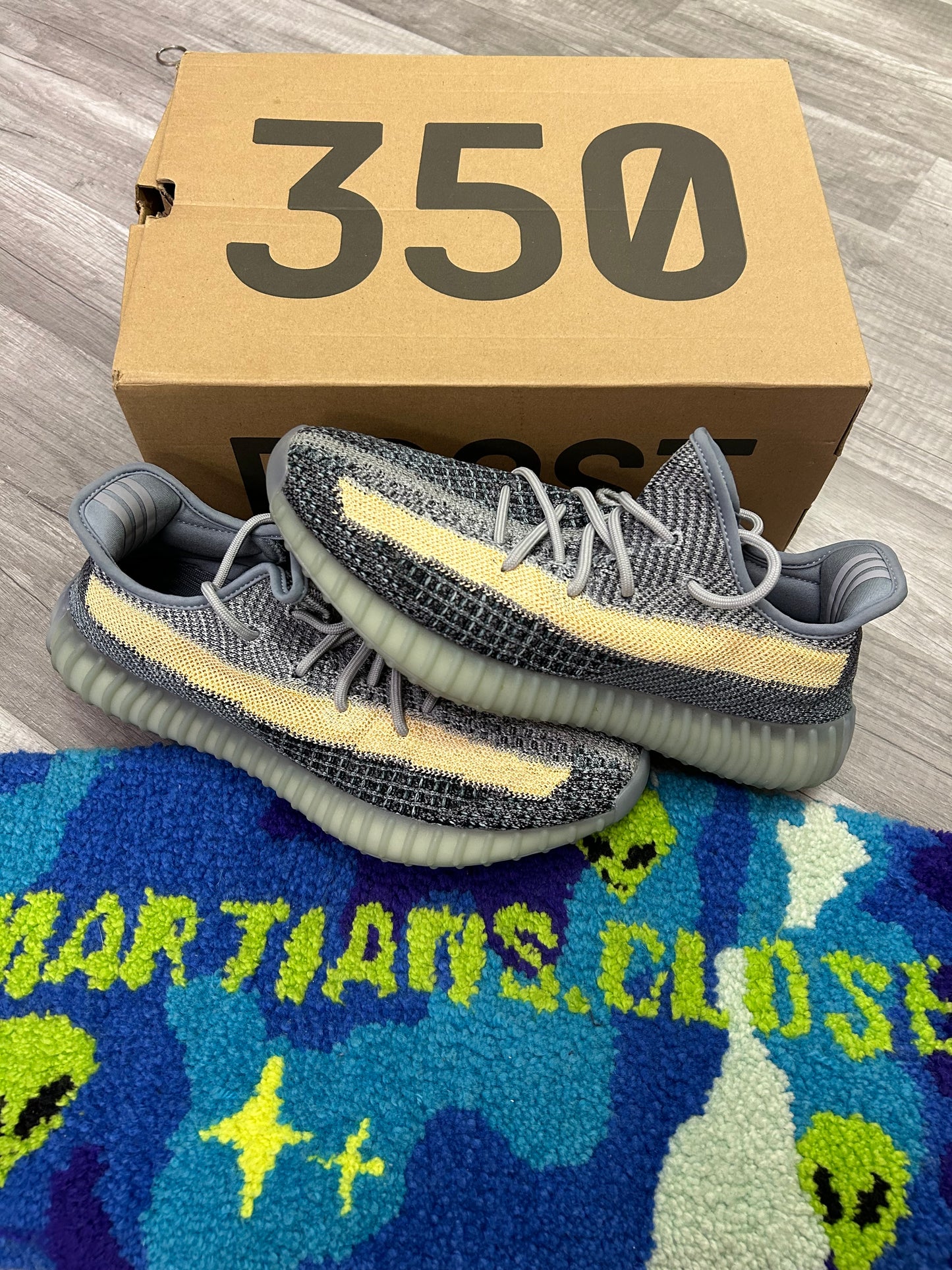 Adidas Yeezy 350 Ash Bluee