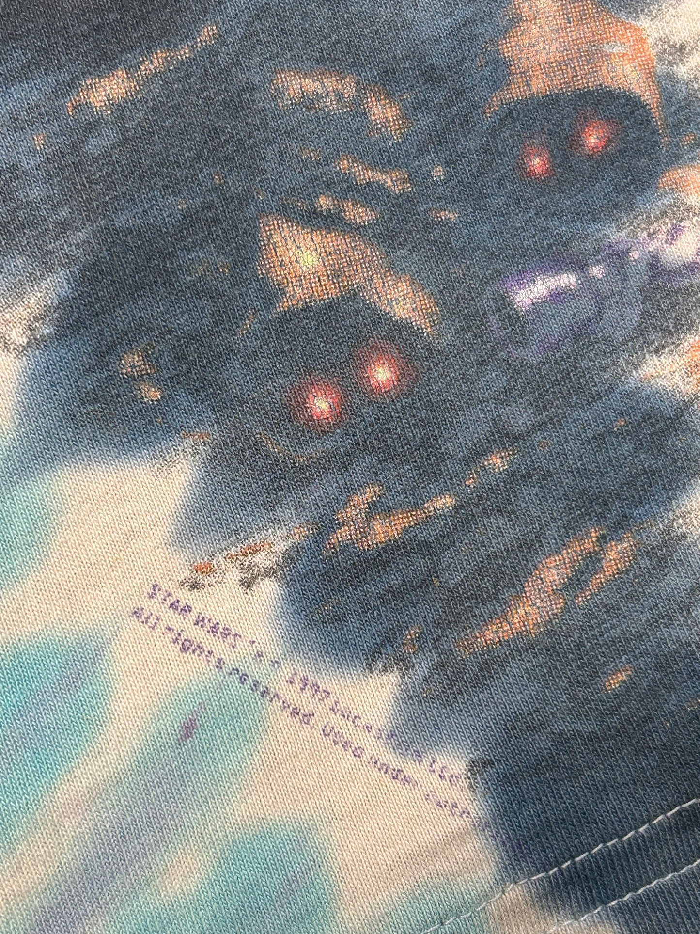 Vintage 1997 Star Wars Liquid Blue AOP Tee