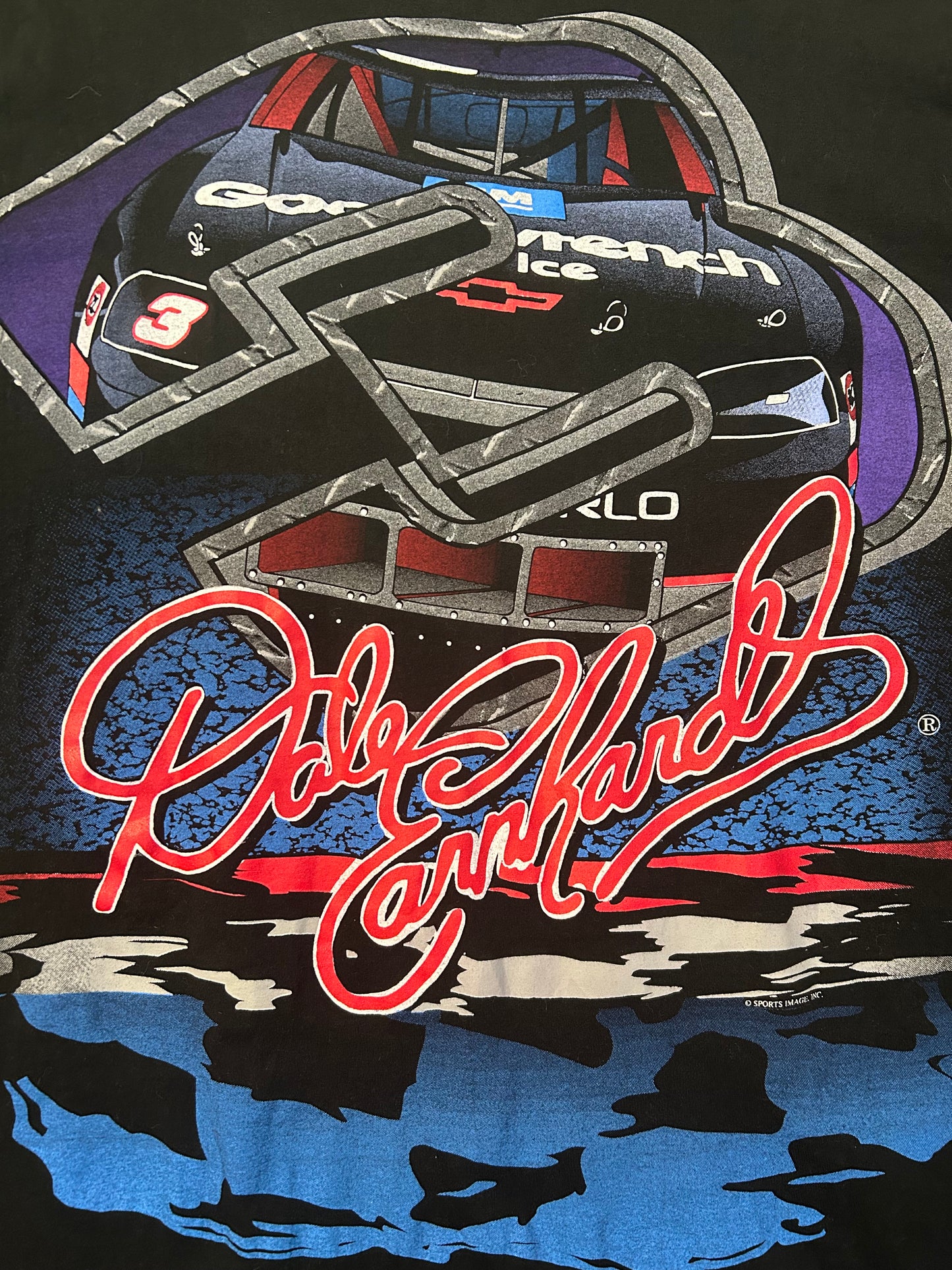 Rare Vintage 90s Dale Earnhardt #3 The Man AOP Tee