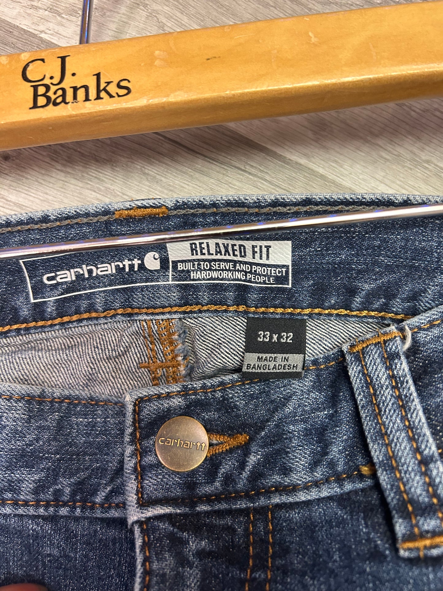 Vintage 2000s Carhartt Relaxed Fit Blue Jeans