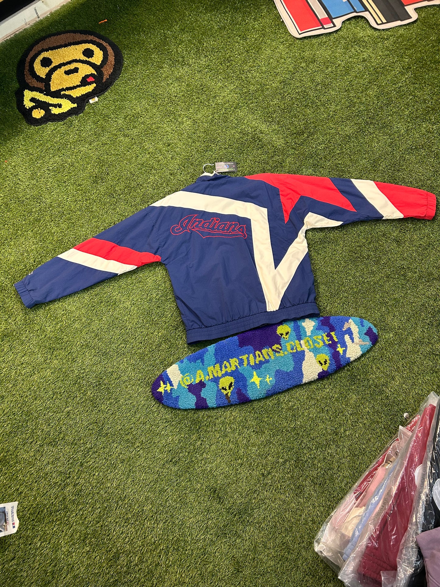 Vintage 90s MLB Cleveland Indians Starter Track Jacket