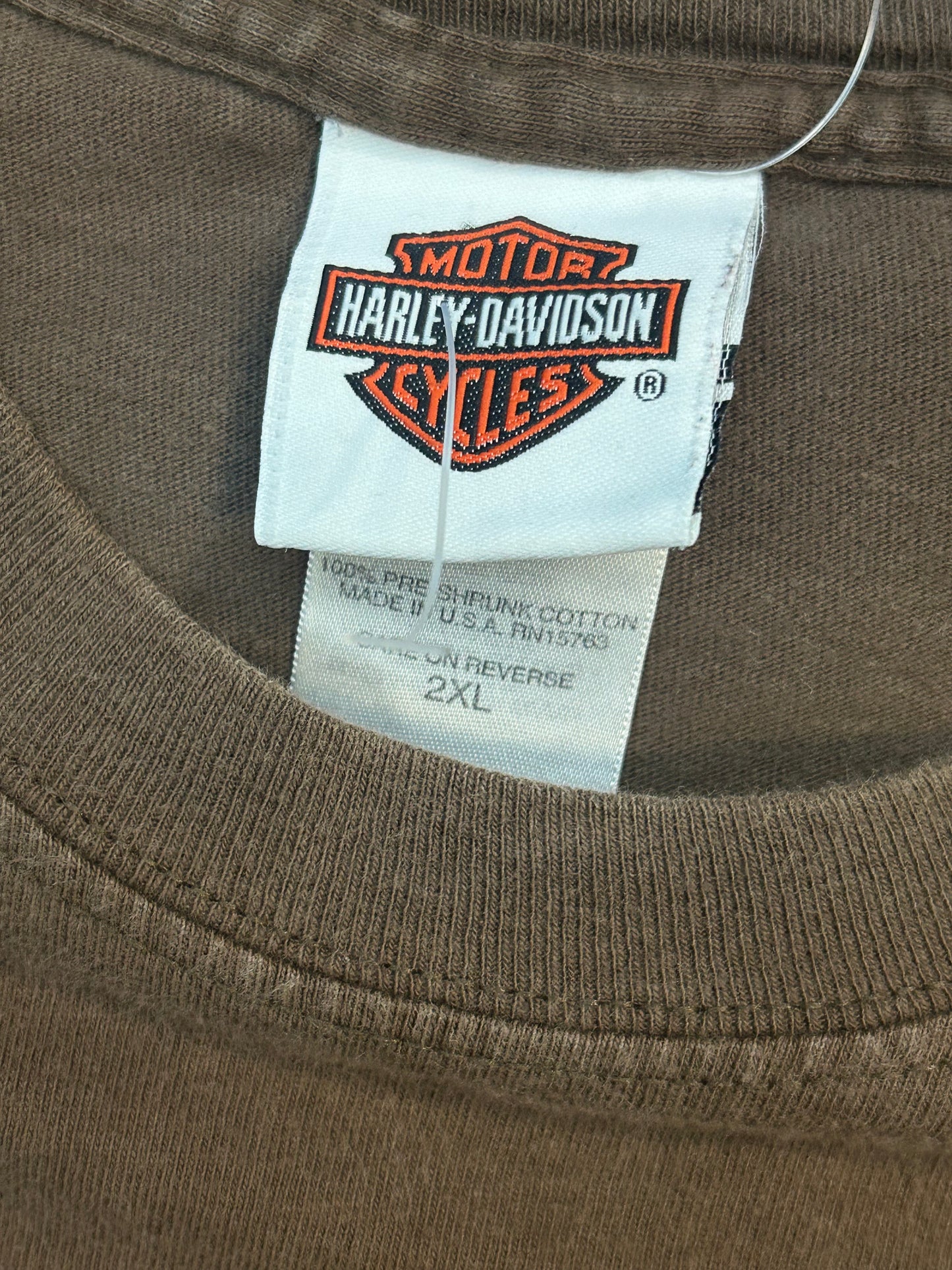 Y2K Harley Davidson Bred In A Shed Texas Tee