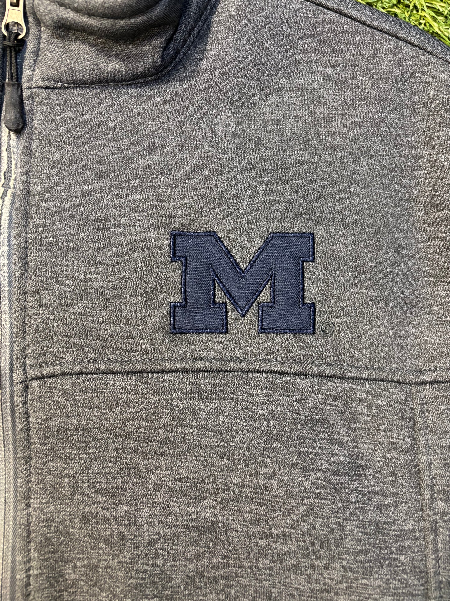 Dark Grey Michigan Colosseum Jacket Size Medium