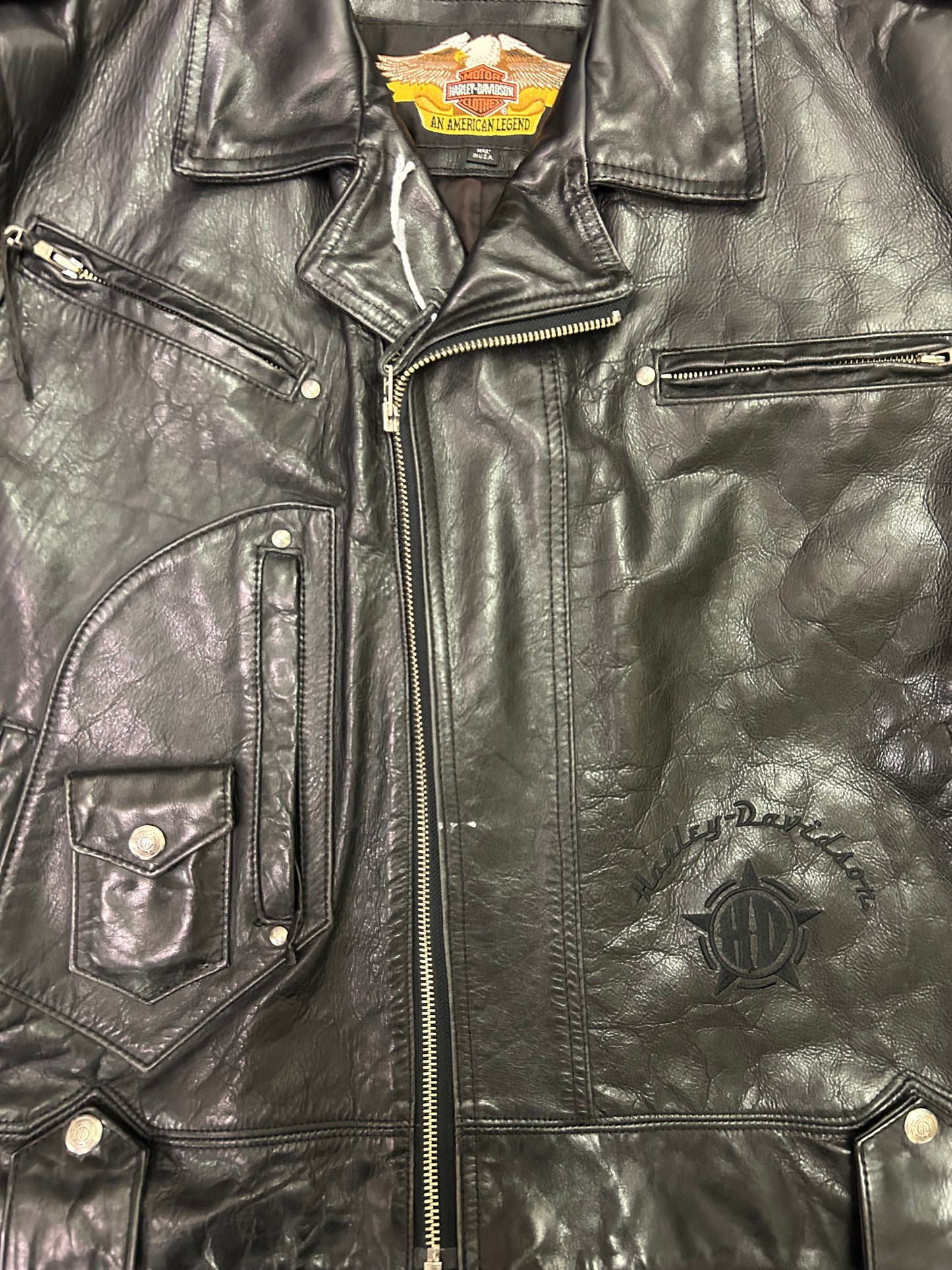 Vintage 2000s Harley Davidson Leather Jacket