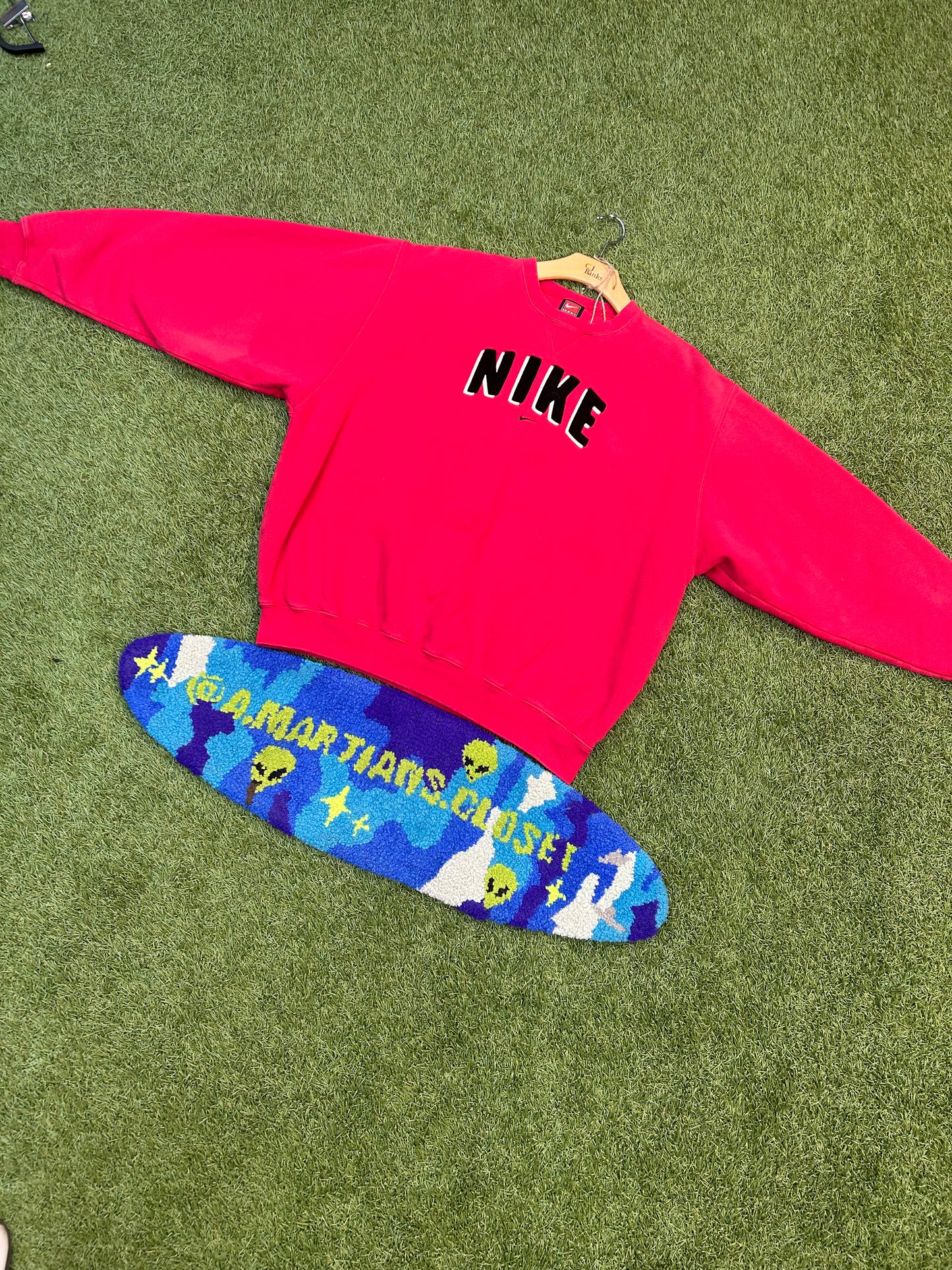 Vintage Nike Red Tag Embroidered Logo Crewneck