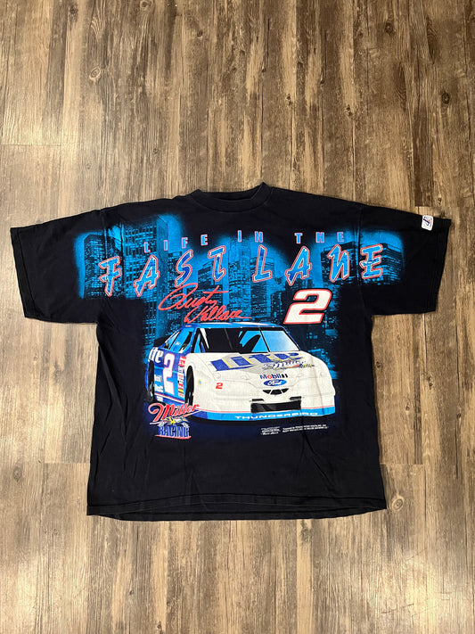 “Rusty Wallace” Vintage AOP NASCAR Tee