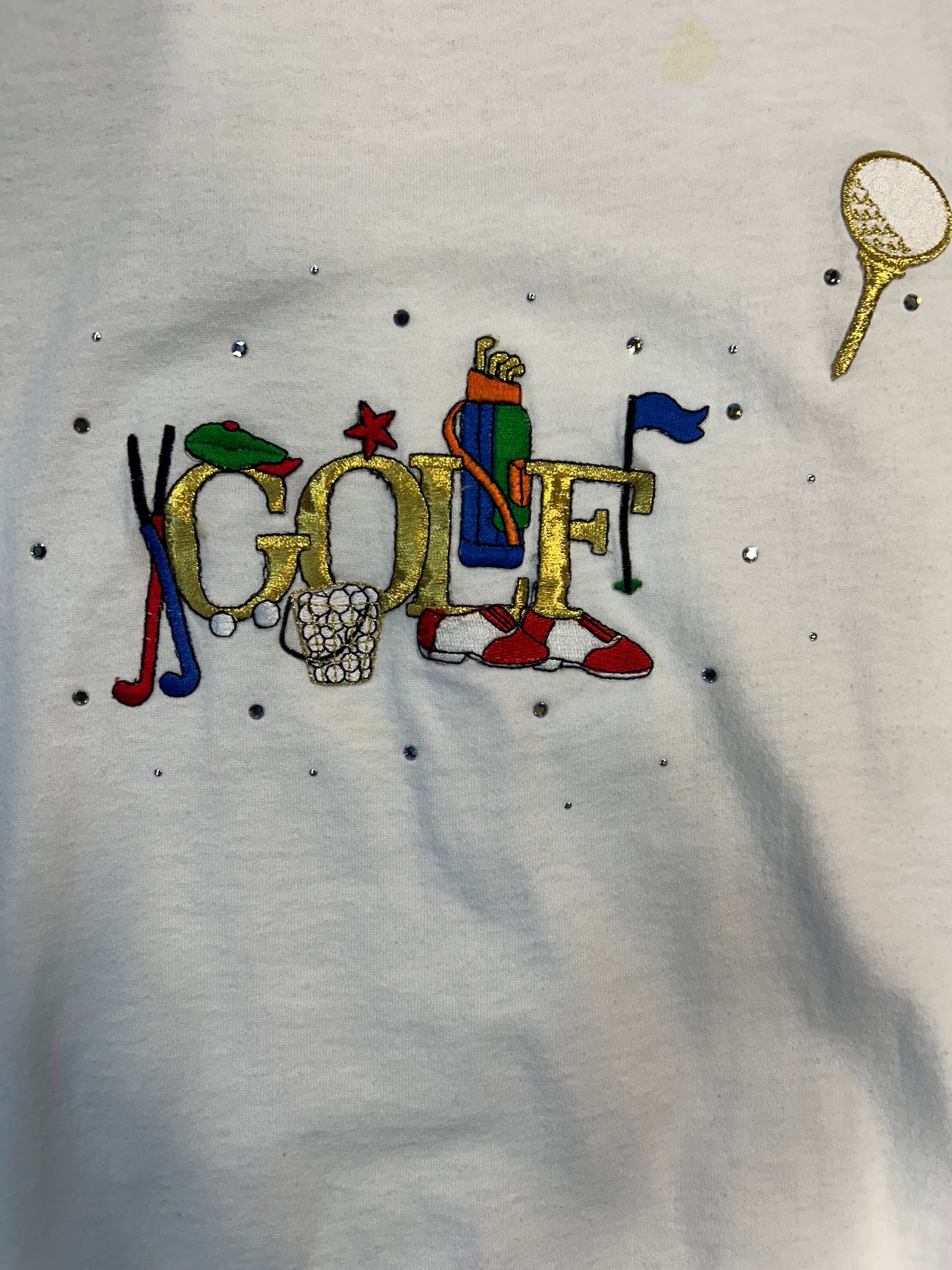 Vintage Embroidered Golf Tee