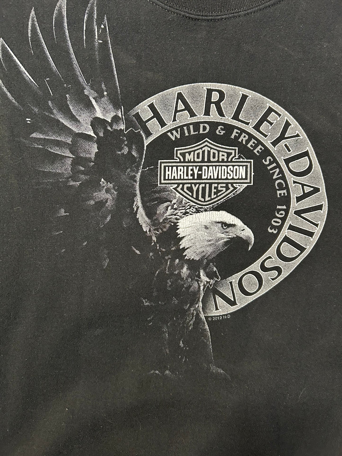 2013 Harley Davidson Wild & Free Crewneck