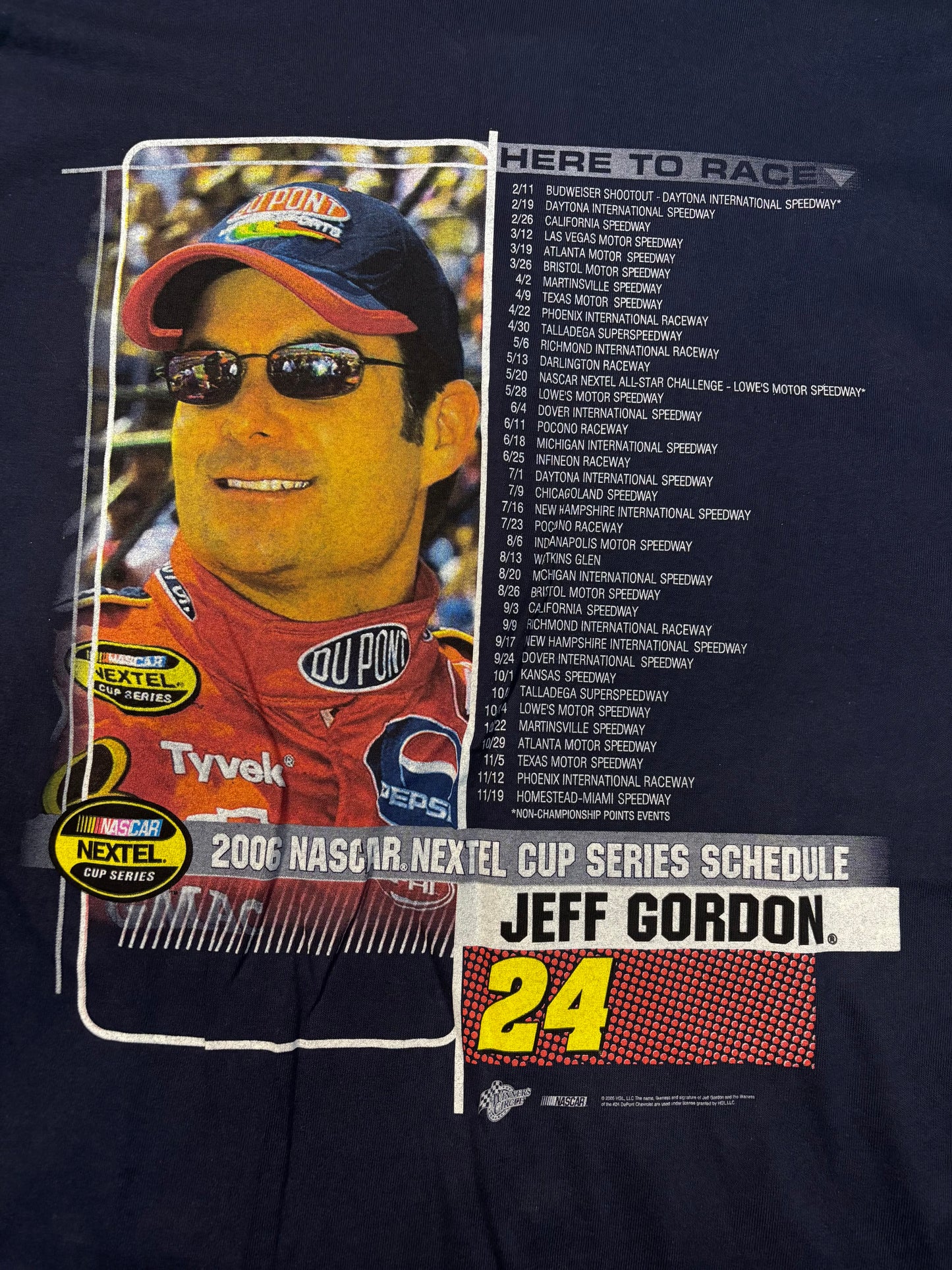 2006 NASCAR Jeff Gordon 24 Winner’s Circle Tee