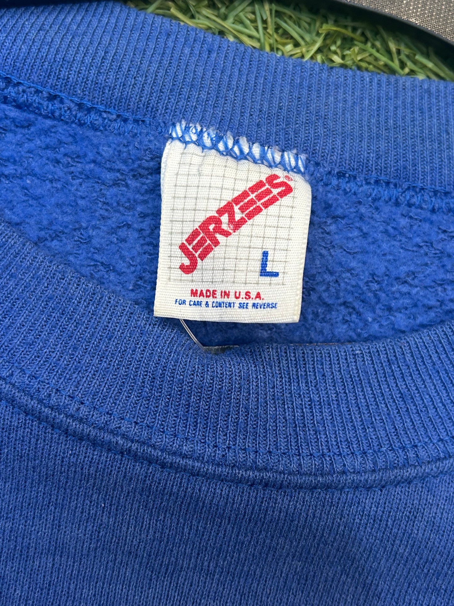 Vintage 90s University Of Kentucky Wildcats Real Men Wear Blue & White Crewneck