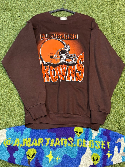 Vintage 90s Cleveland Browns Graphic Crewneck