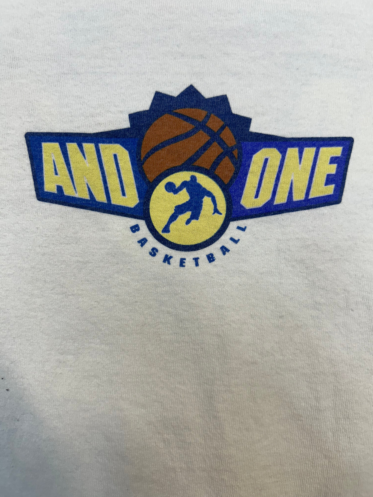 Y2K AndOne White Basketball Tee
