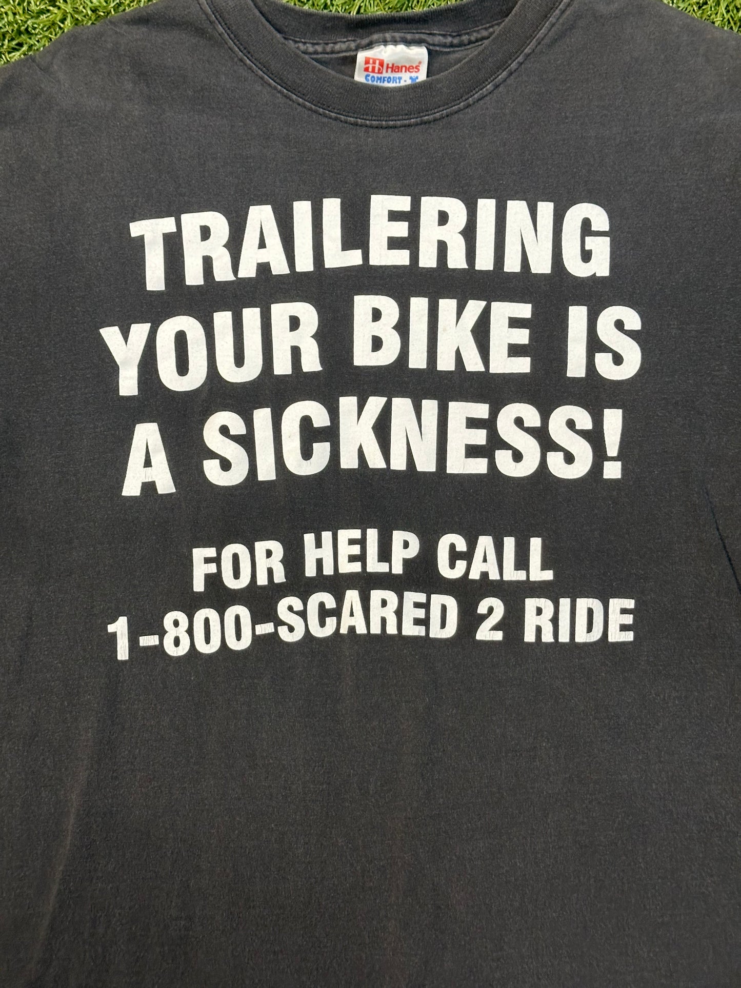 Vintage Harley Davidson Trailering Your Bike is Sickness Tee