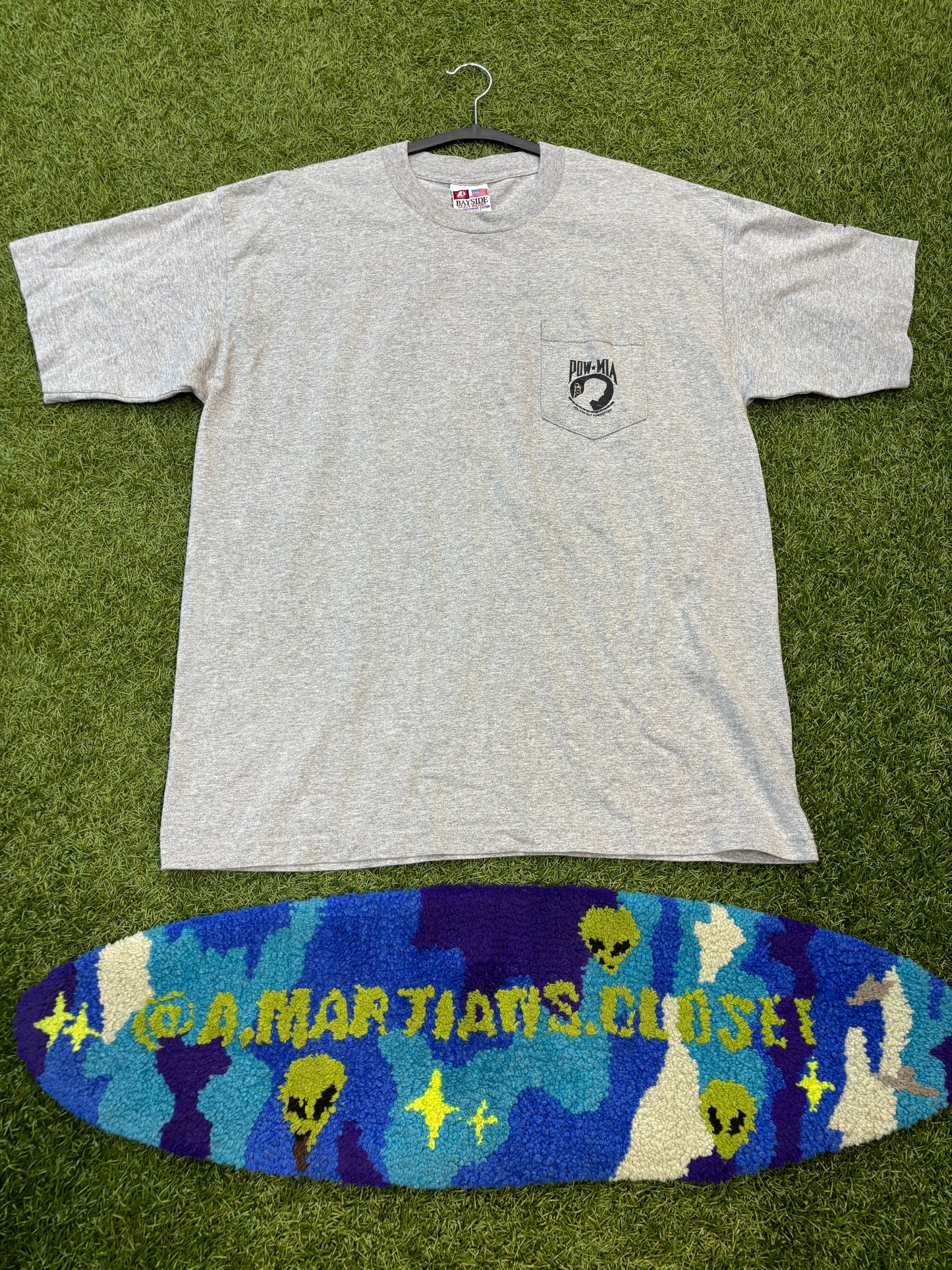 Gray POW-MIA Graphic Tee