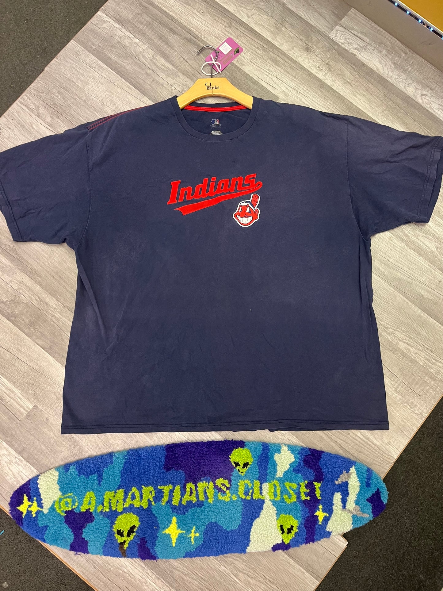 Retro Style Embroidery Indians Tee