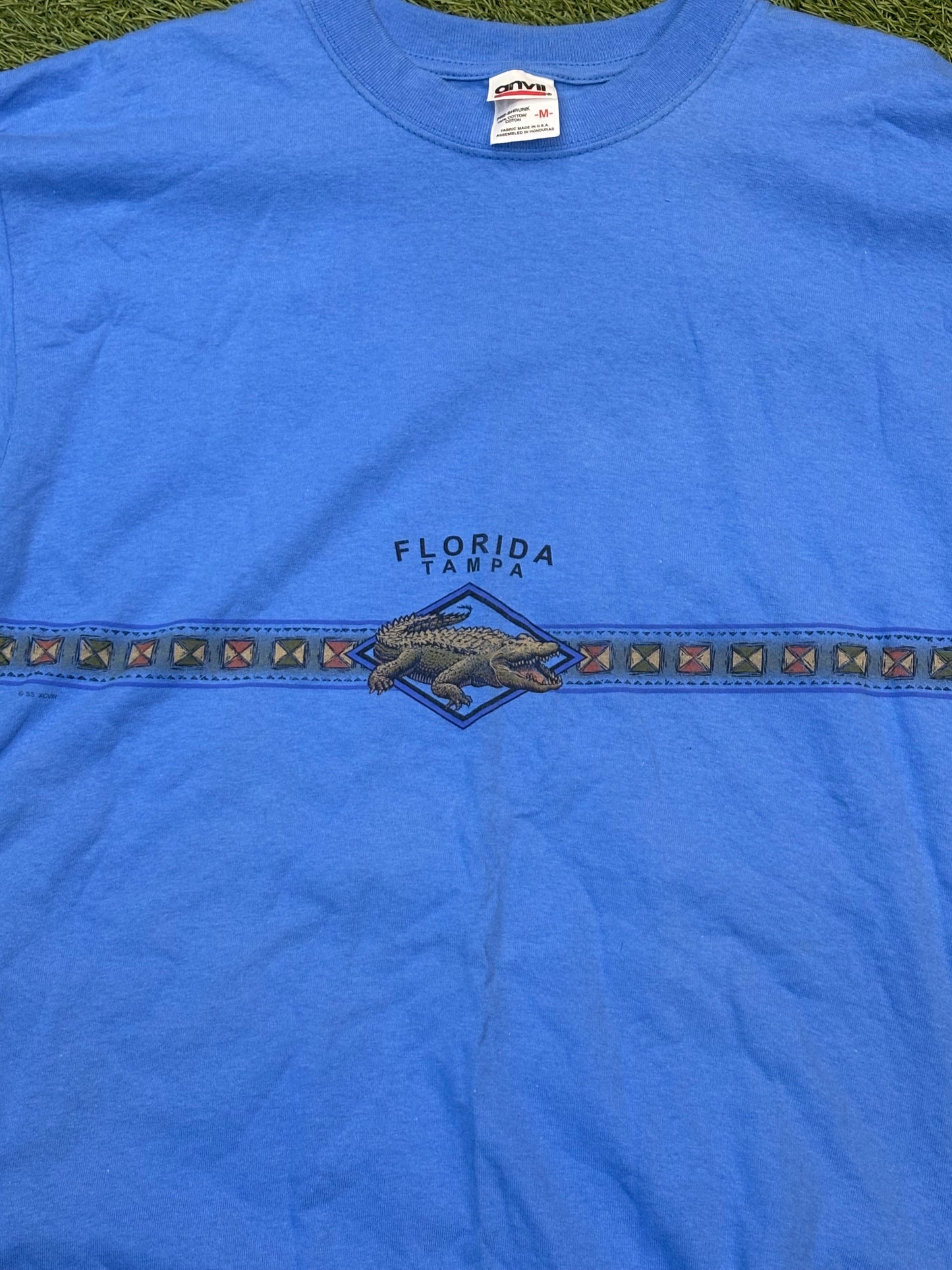 Vintage Anvil Tampa Florida Croc Shirt