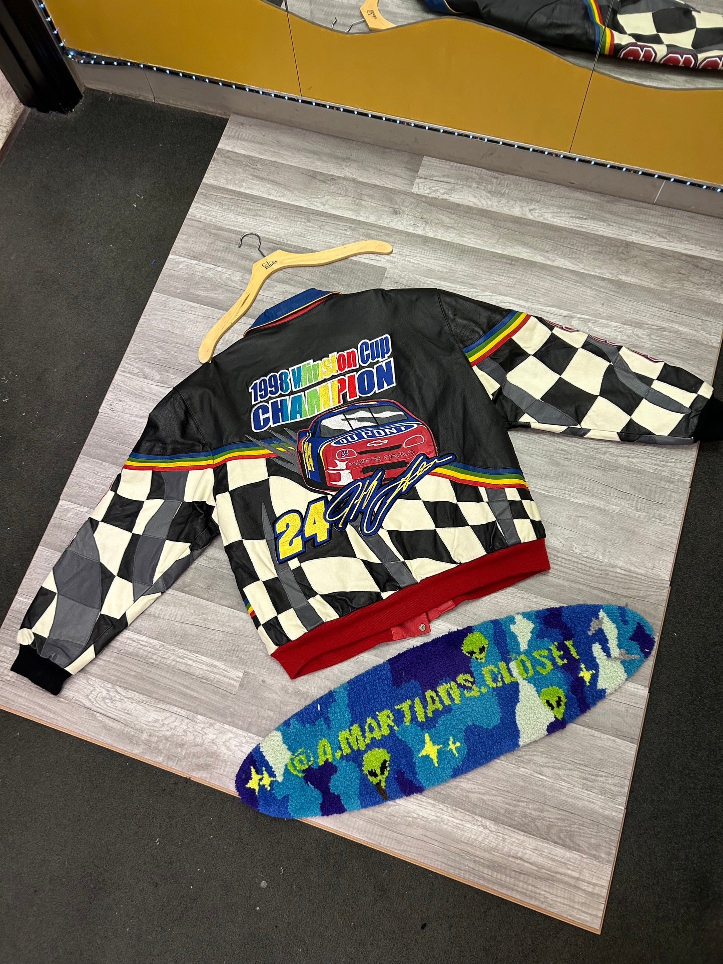 Super Rare Vintage 1998 Jeff Gordon Winston Cup Champion NASCAR Jacket