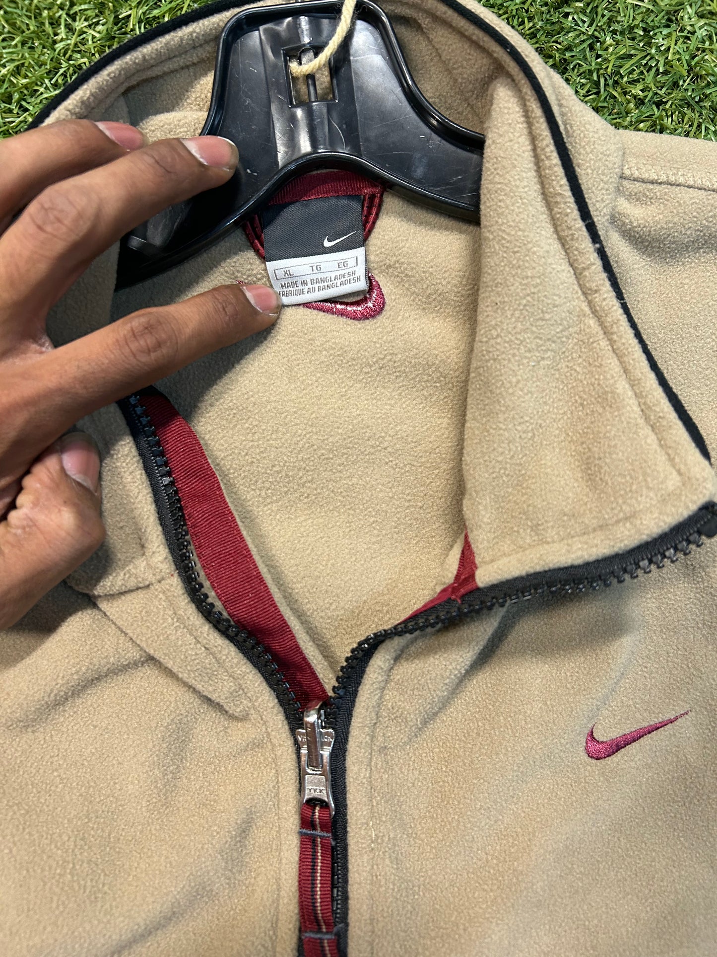 Y2K Nike Sand Jacket Single Little Swoosh