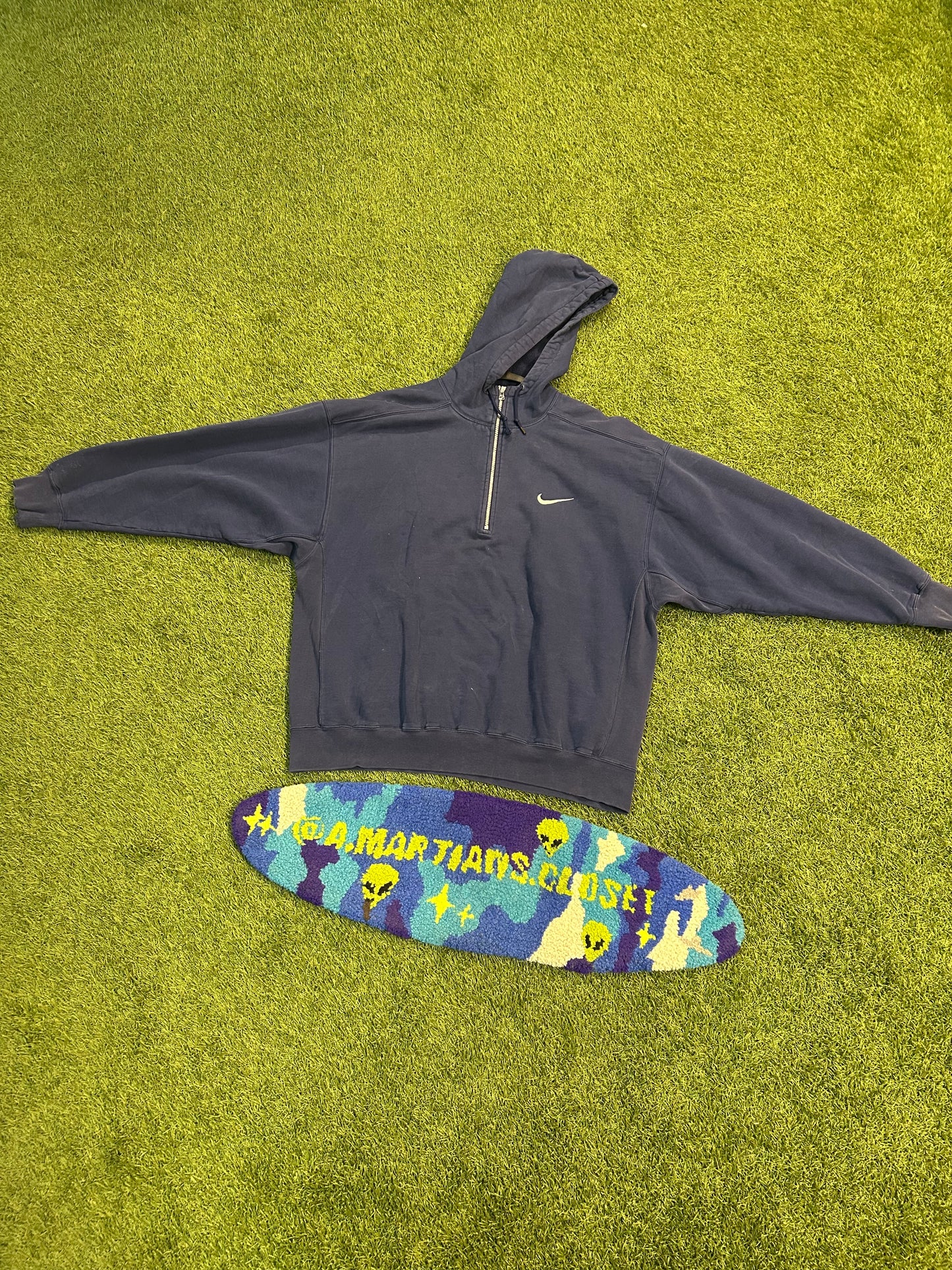 Vintage Nike Navy Blue QrtZip Jacket