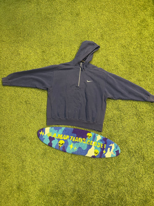 Vintage Nike Navy Blue QrtZip Jacket