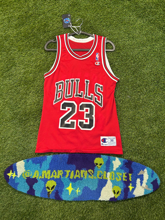Vintage Micheal Jordan Chicago Bulls Champion Brand Jersey