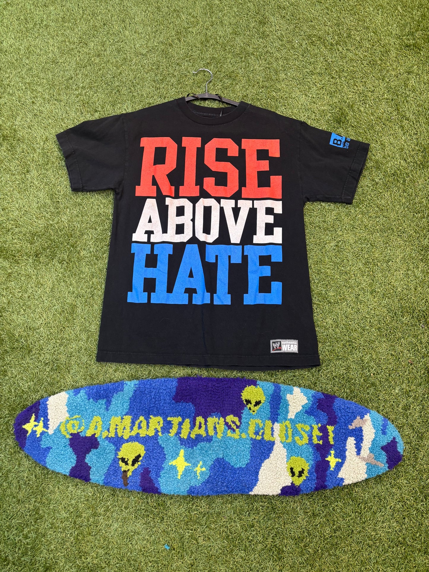 2011 WWE John Cena Rise Above Hate Hustle Loyalty Respect Tee
