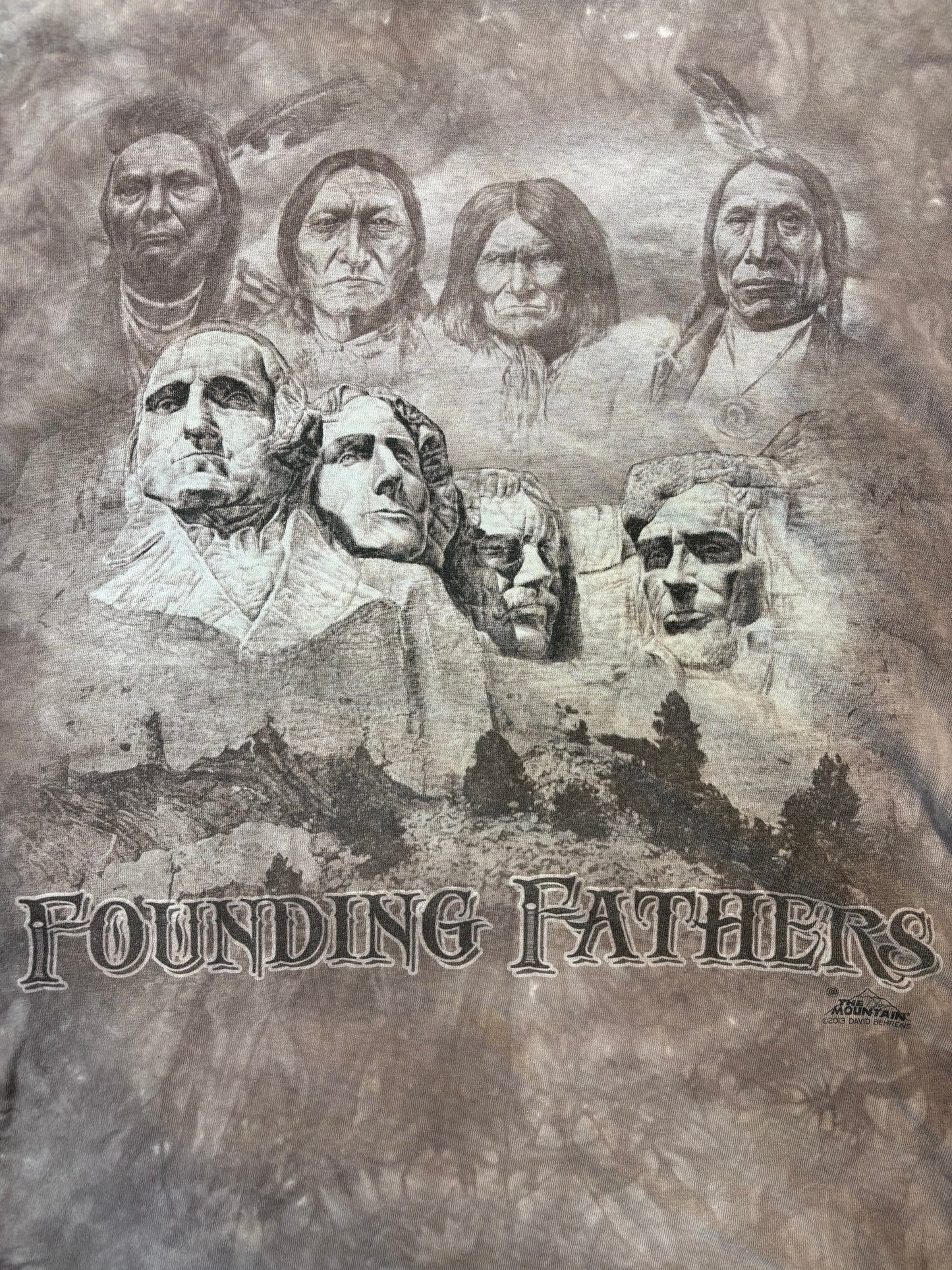 Y2K Founding Fathers Bleached Tee