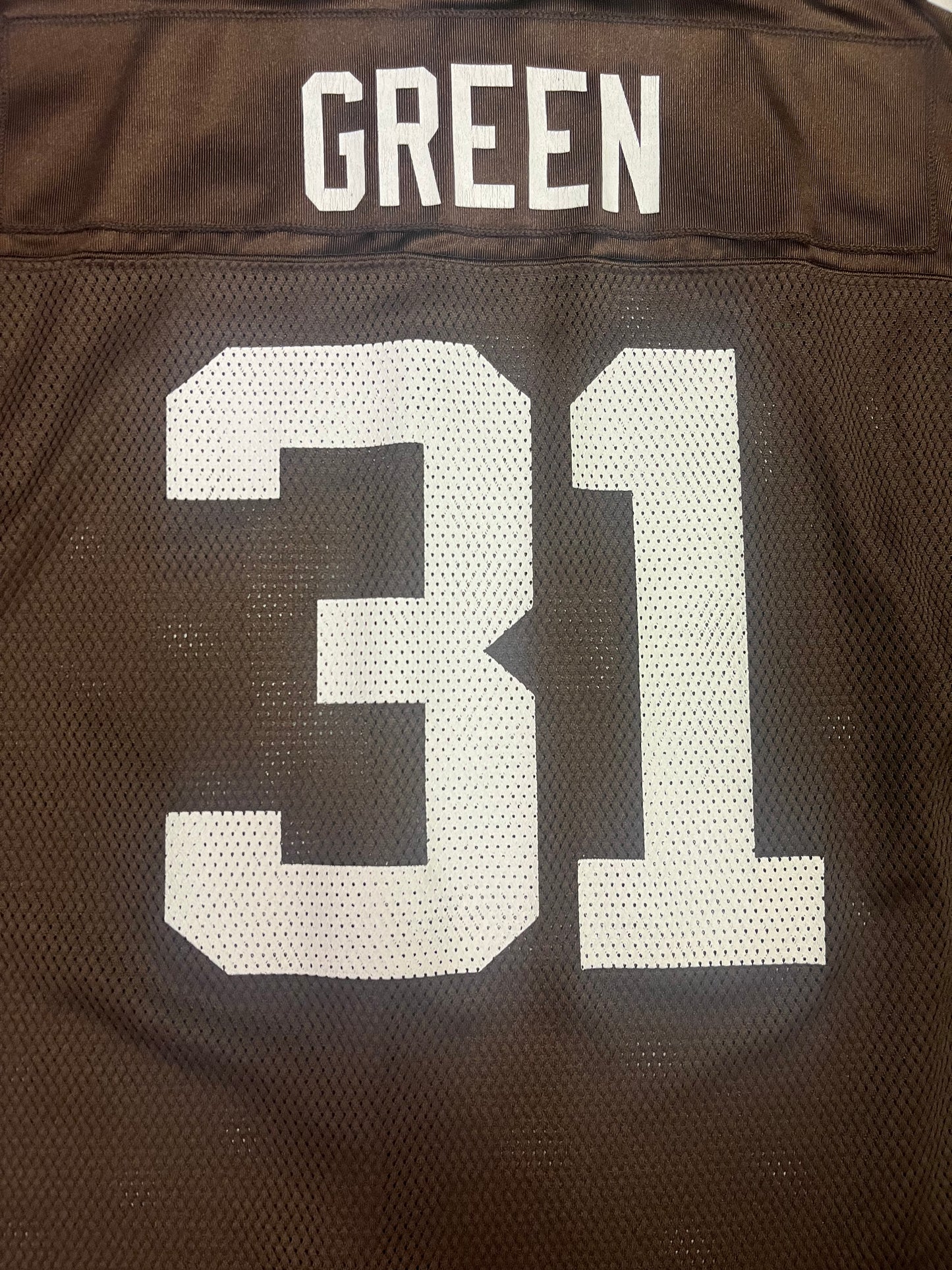 Vintage 2000s Cleveland Browns #31 Green Jersey