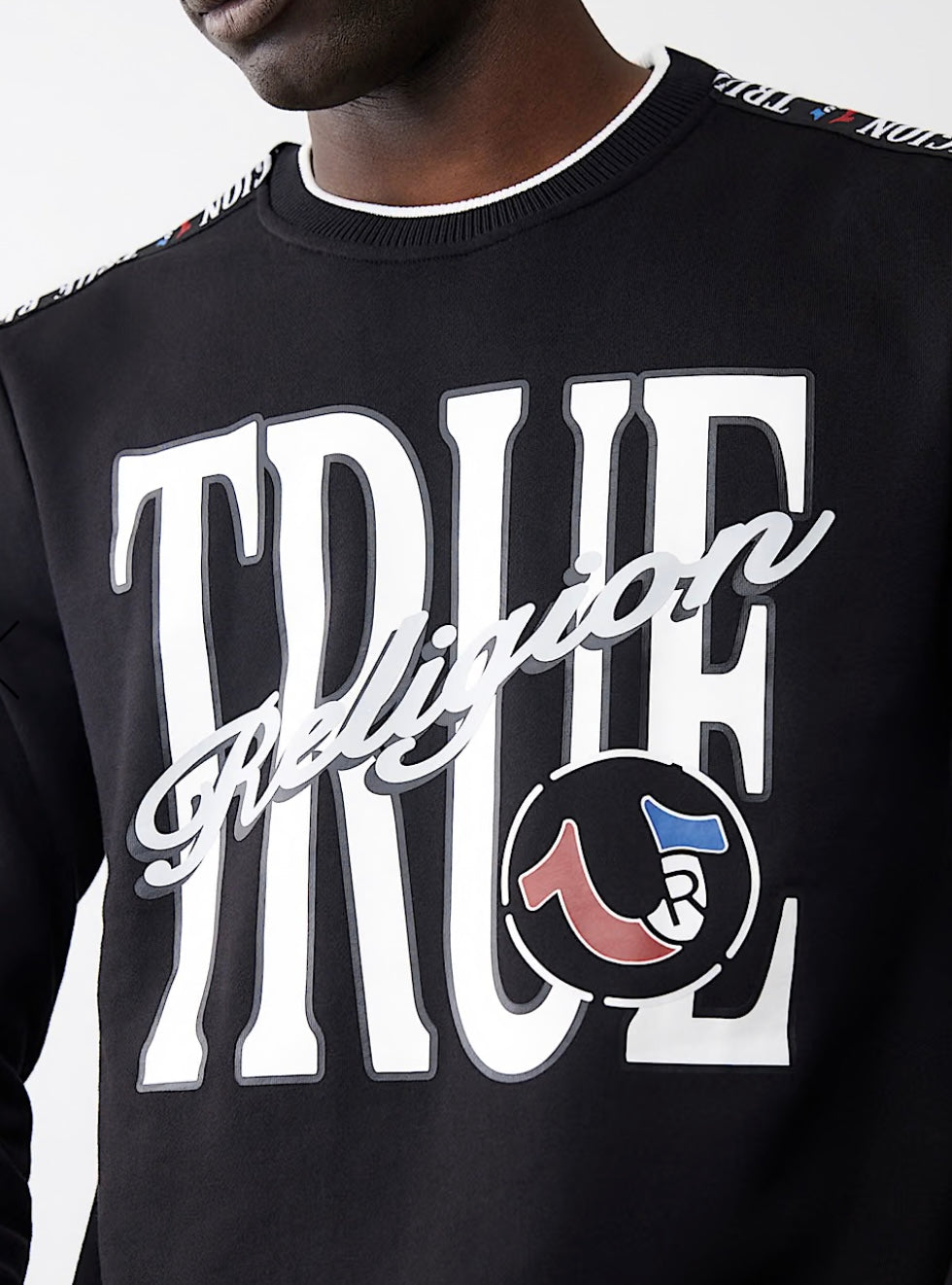 True Religion Color Block Sweater