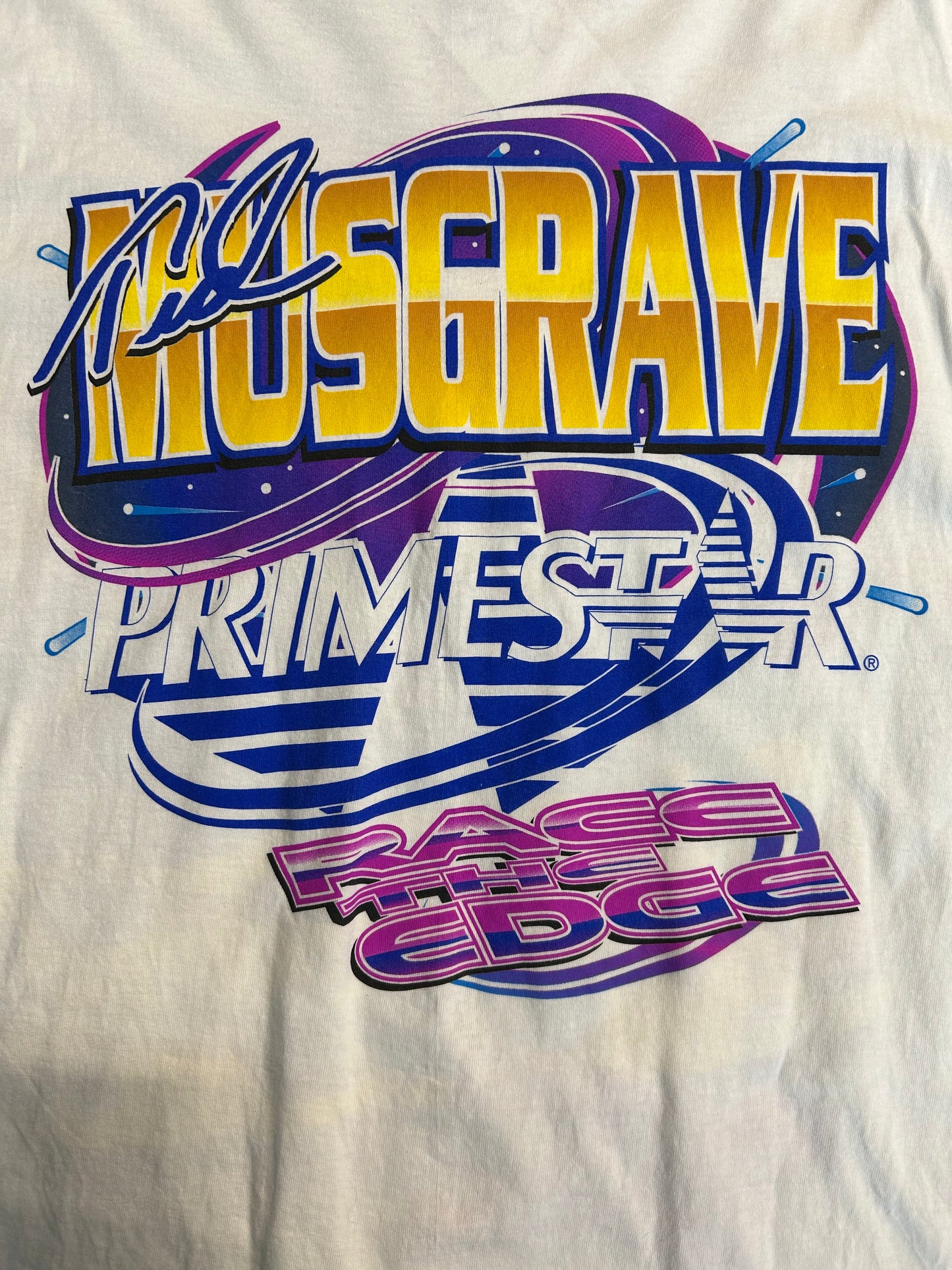 Vintage 1998 Ted Musgrave Primestar NASCAR Tee