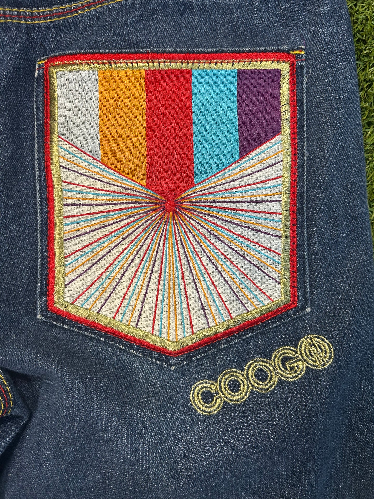 Y2K Coogi Australia Swords Jeans