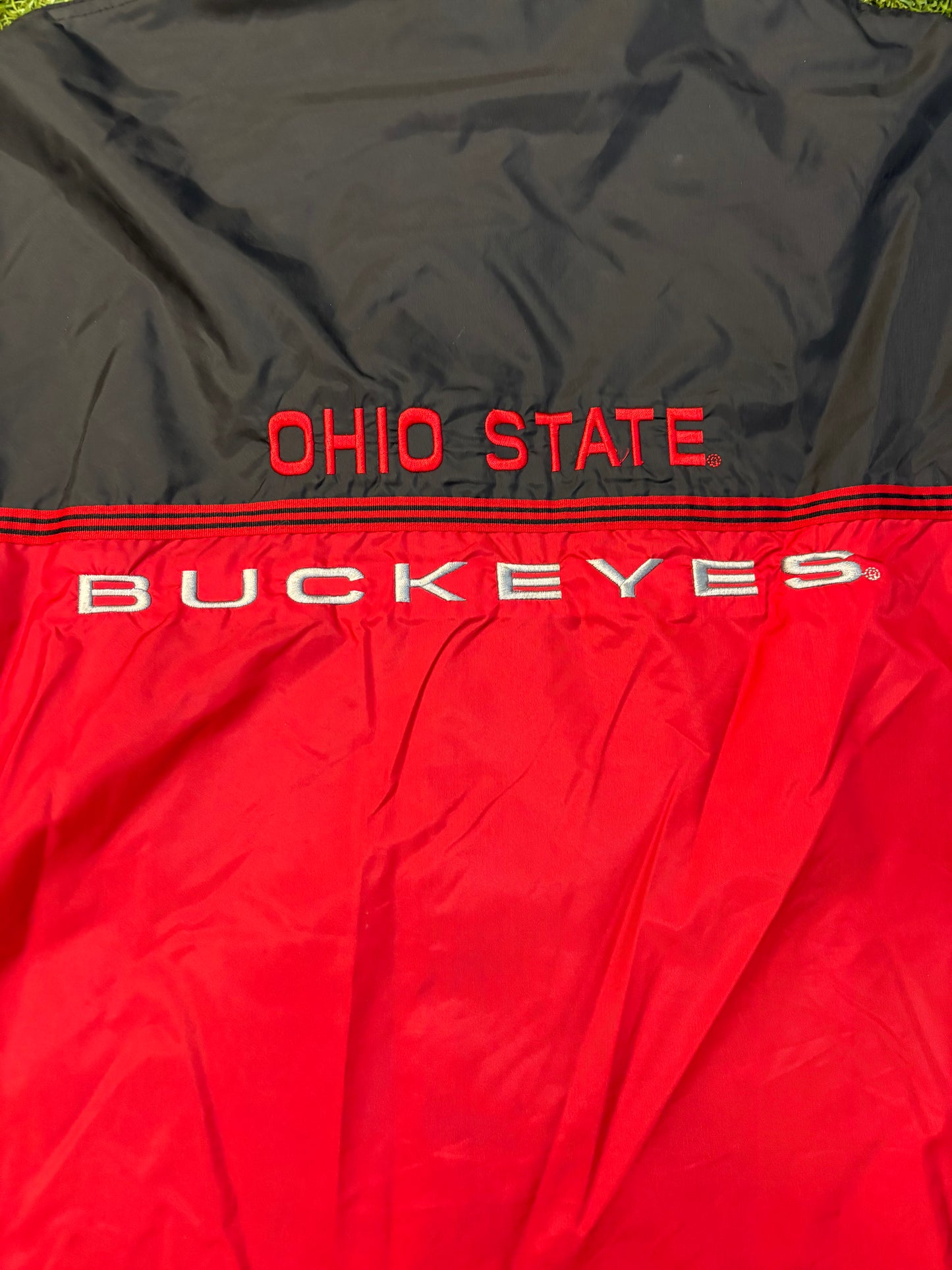 Ohio State Buckeyes Red and Black Jacket Size Large