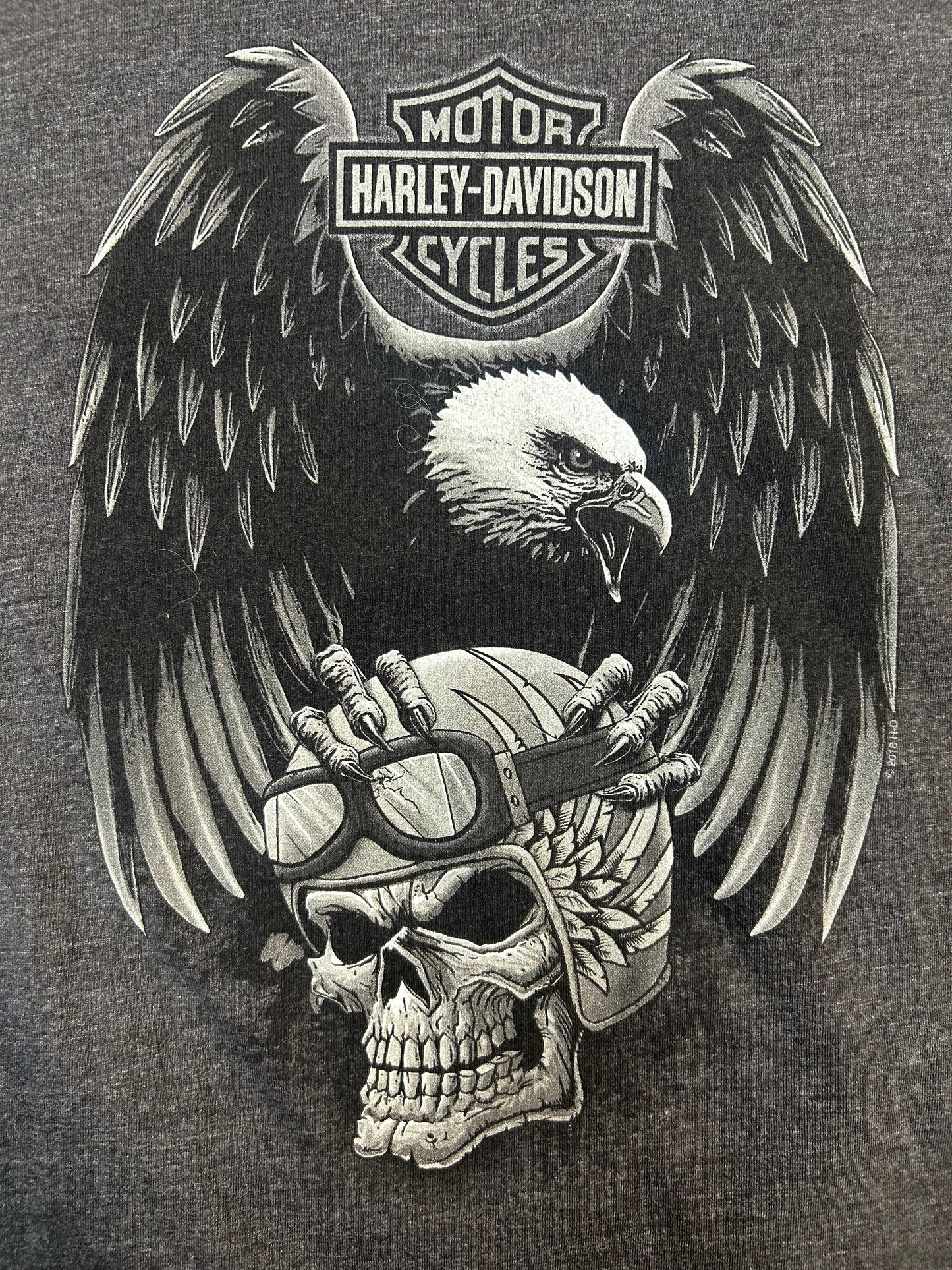 Y2K Harley Davidson Midlothin Virginia Long Sleeve Tee